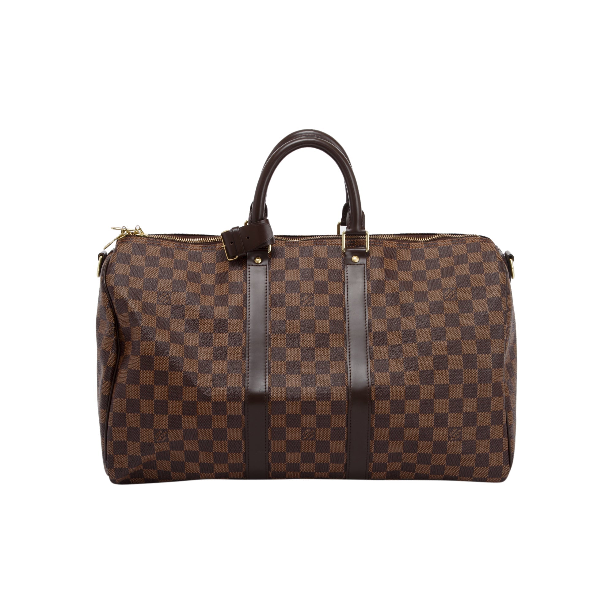 Louis Vuitton Damier Ebene Keepall Bandouliere 45 W/O Strap