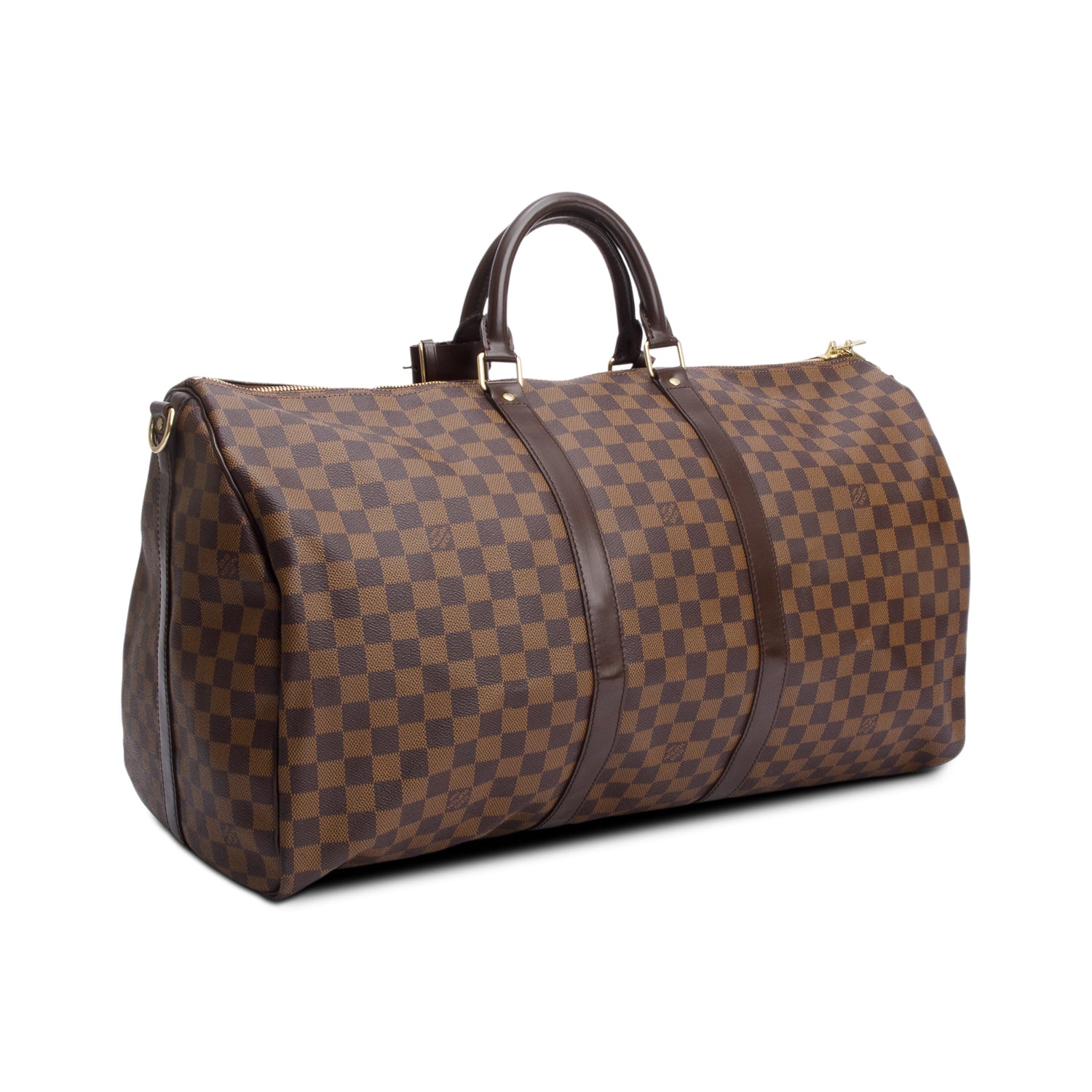 Louis Vuitton Damier Ebene Keepall Bandouliere 55 w/ Strap
