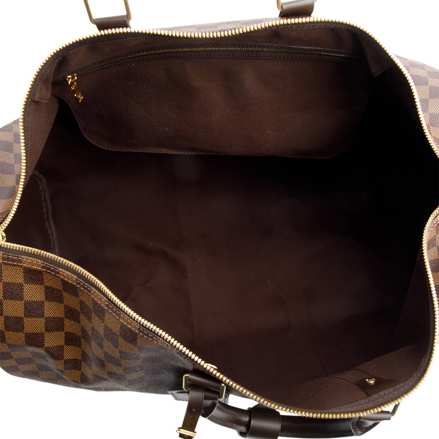 Louis Vuitton Damier Ebene Keepall Bandouliere 55 w/ Strap & Box