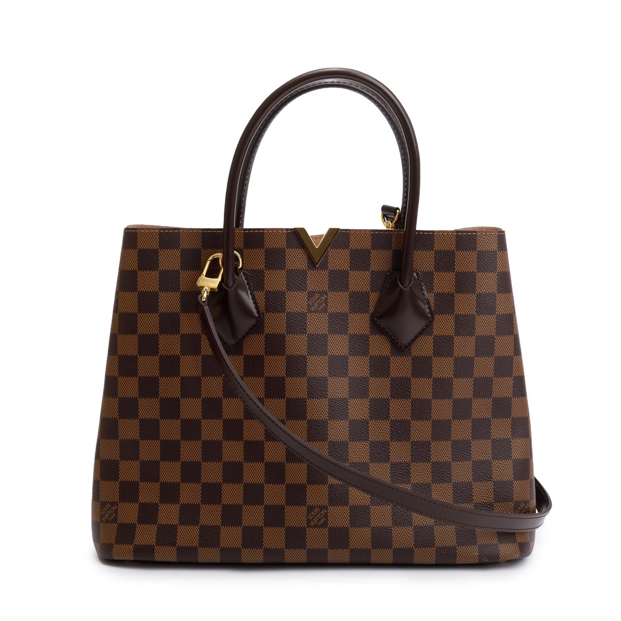 Louis Vuitton Damier Ebene Kensington Tote w/ Strap