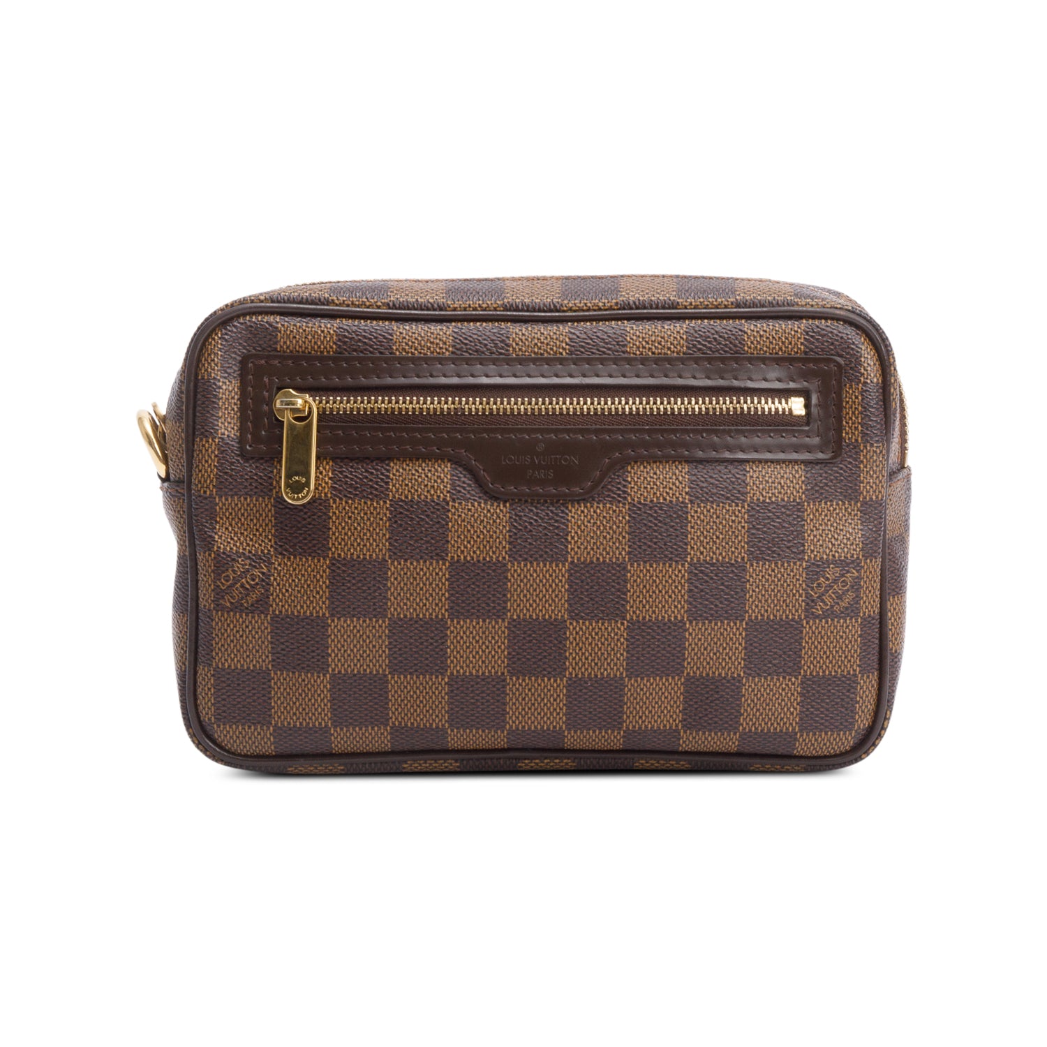 Louis Vuitton Damier Ebene Macao Wristlet Clutch