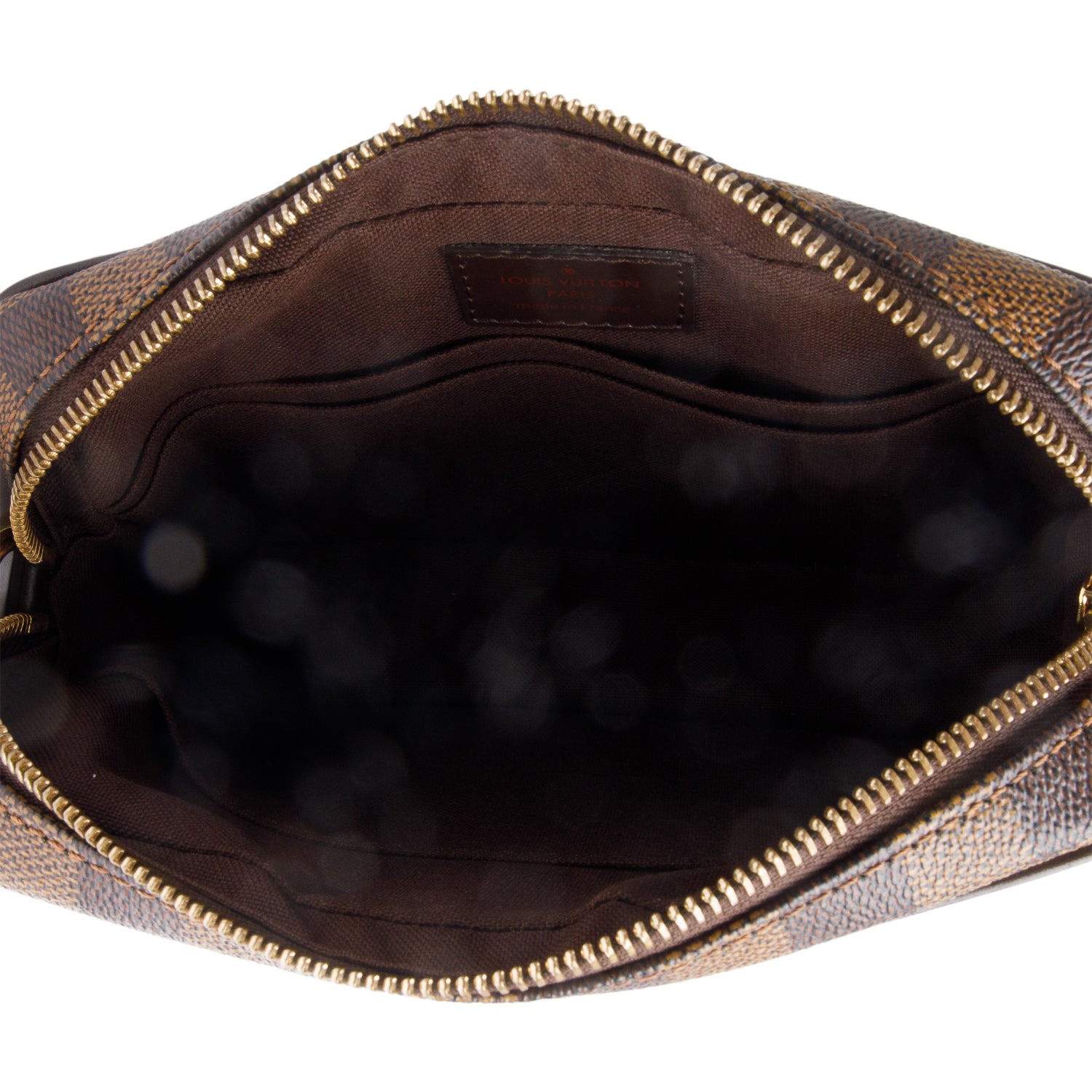 Louis Vuitton Damier Ebene Macao Wristlet Clutch