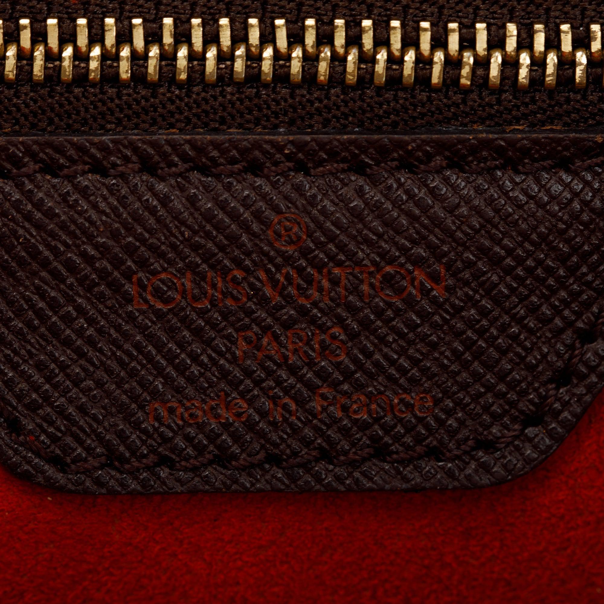 Louis Vuitton Damier Ebene Marais Bucket Bag w/ Pouch