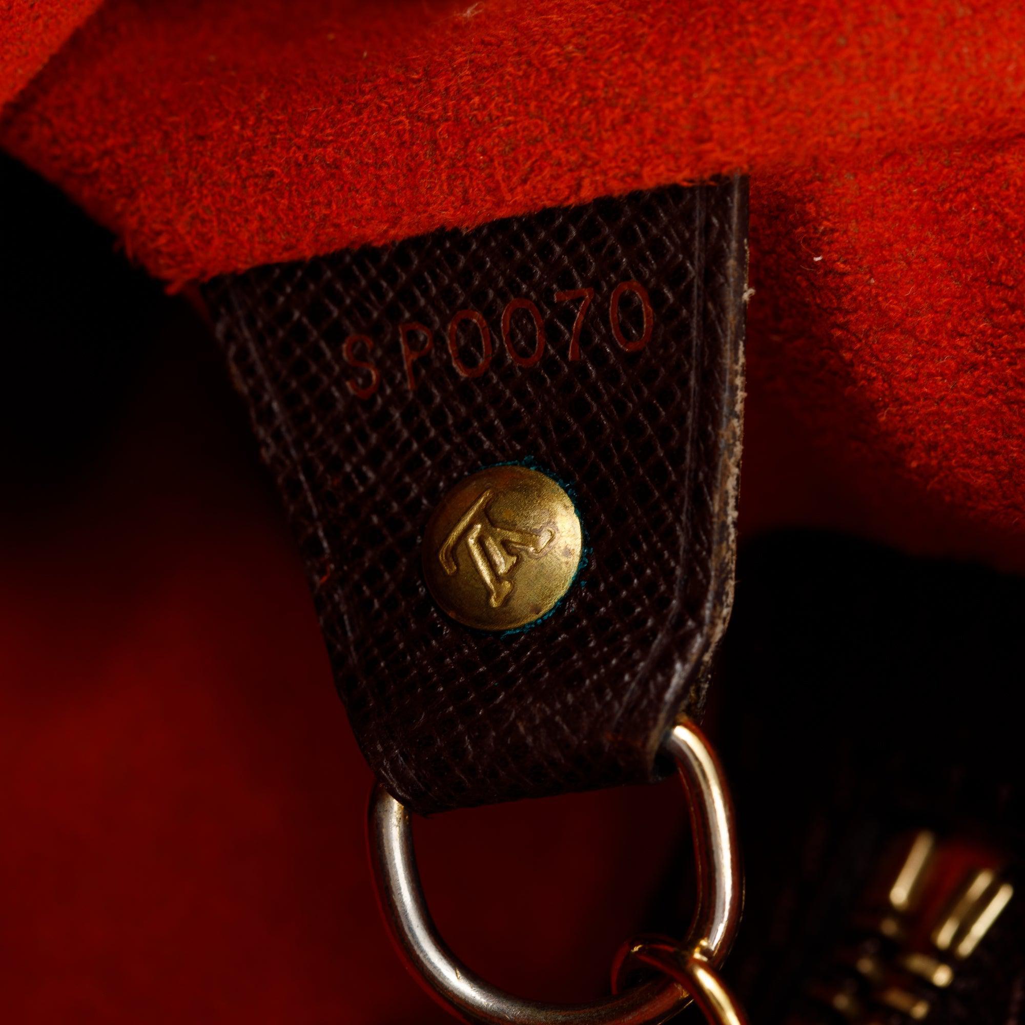 Louis Vuitton Damier Ebene Marais Bucket Bag w/ Pouch