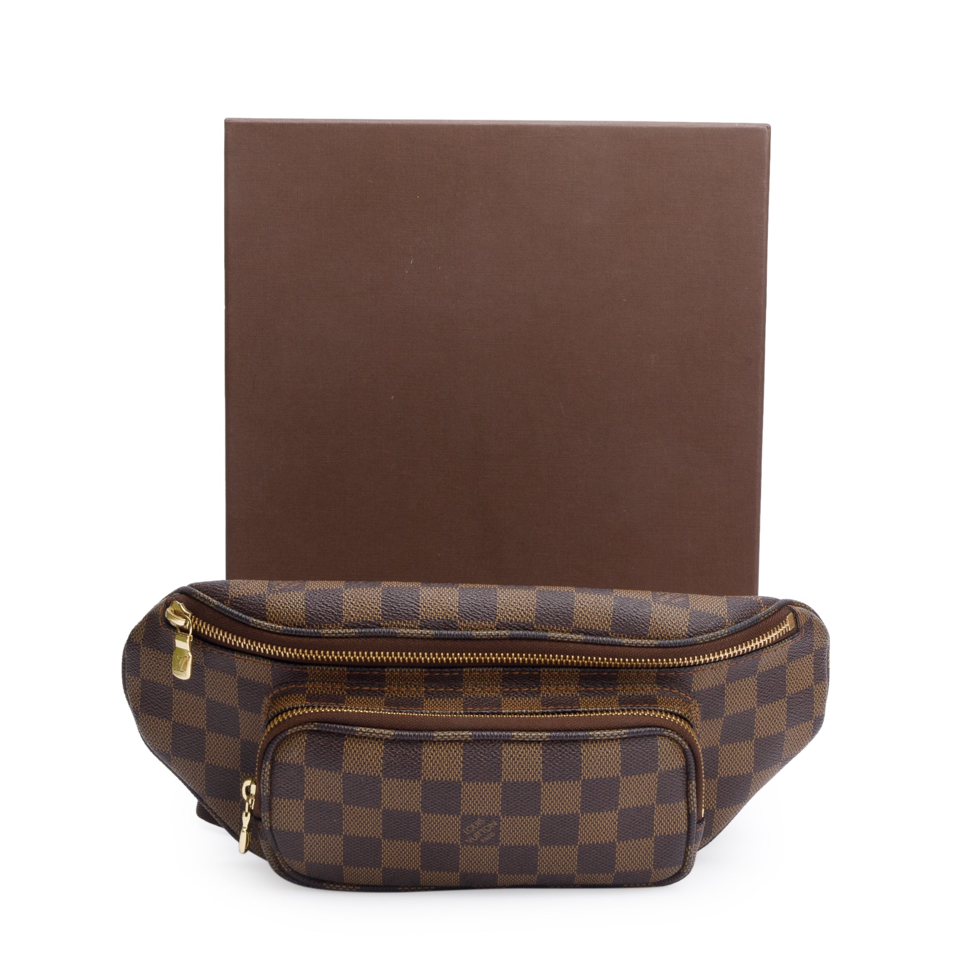 Louis Vuitton Damier Ebene Melville Bum Bag w/ Box