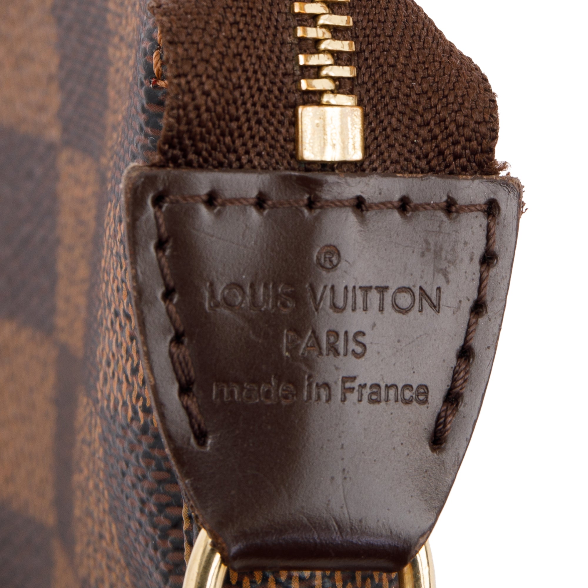 Louis Vuitton Damier Ebene Mini Pochette Accessories w/ Box