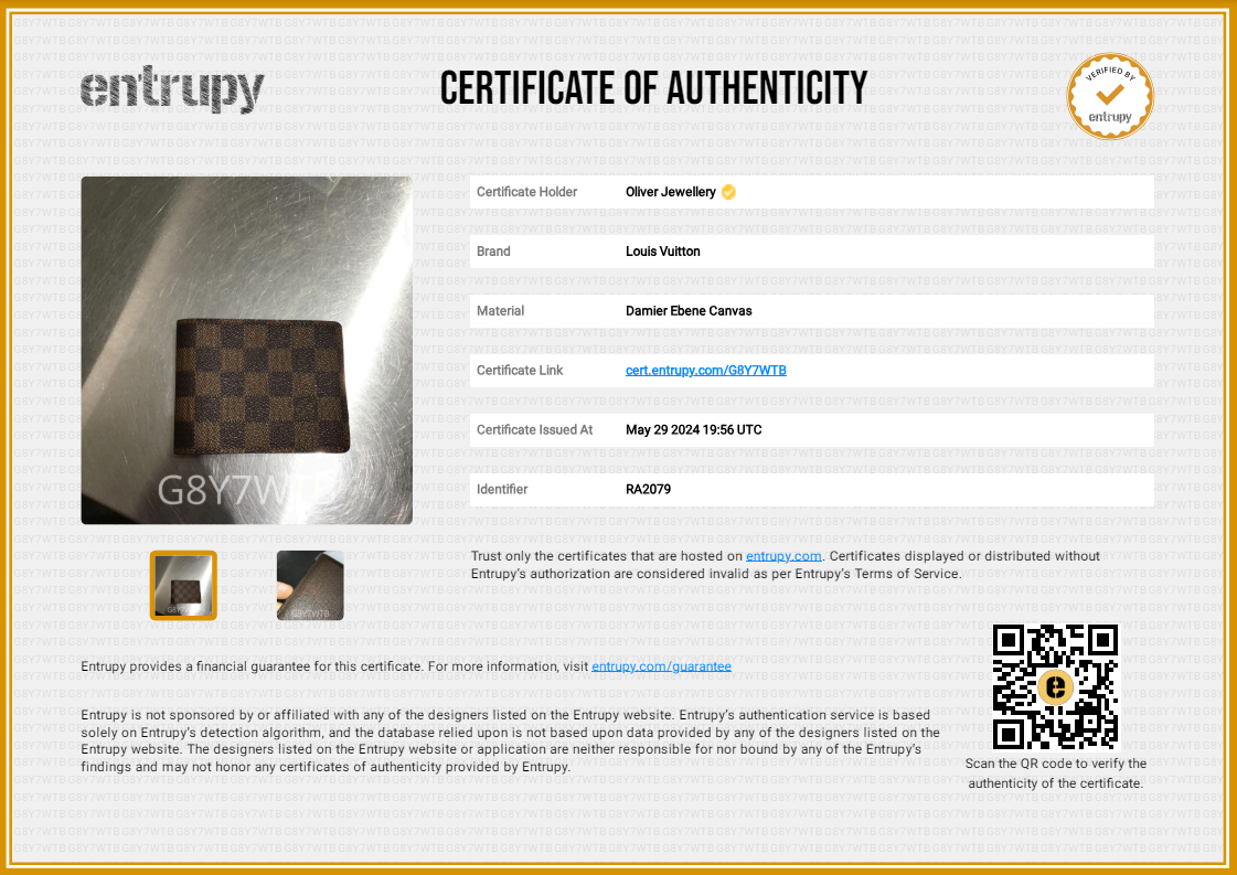 Louis Vuitton Damier Ebene Multiple Wallet