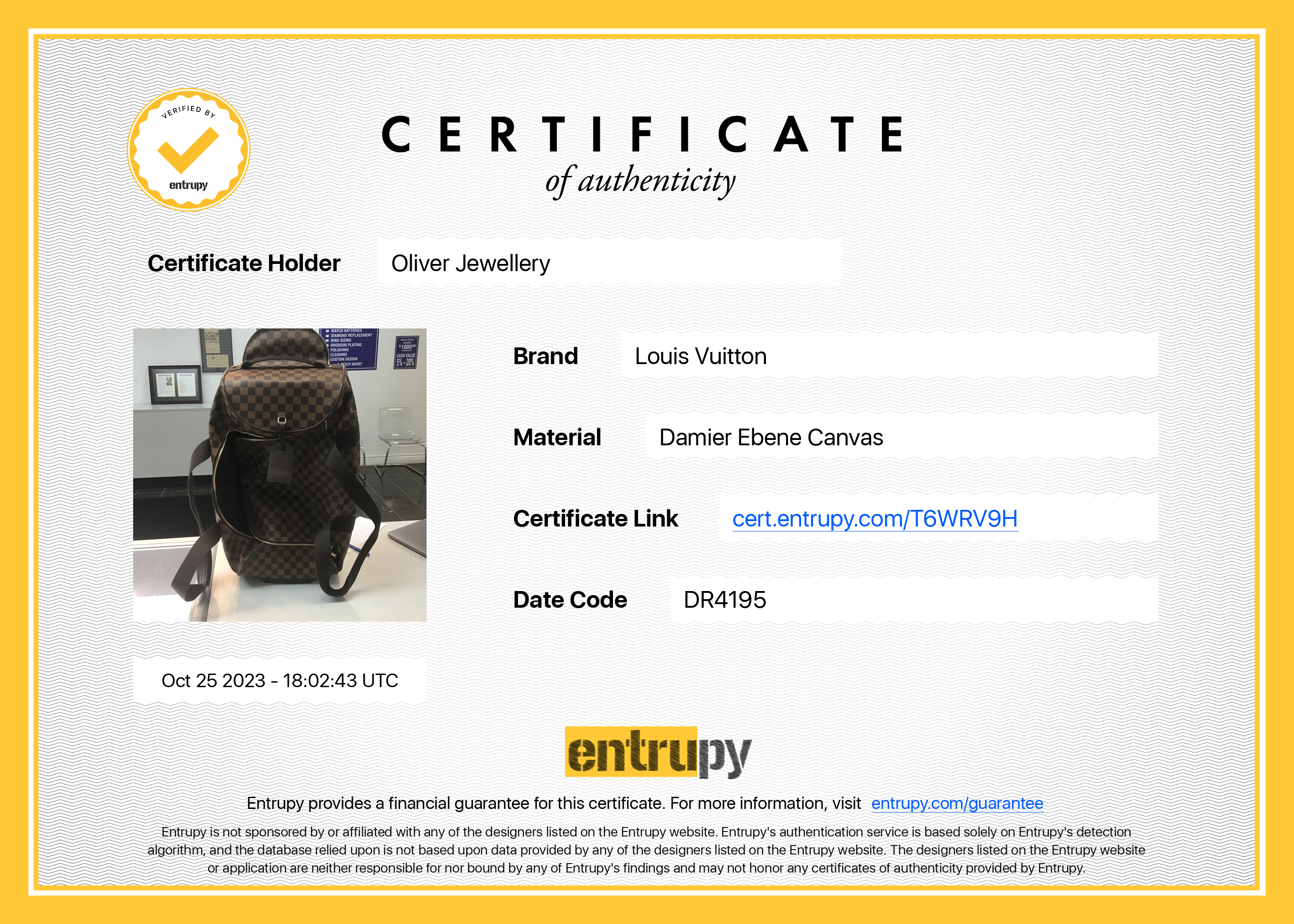 Louis Vuitton Damier Ebene Neo Eole 55 Rolling Duffle