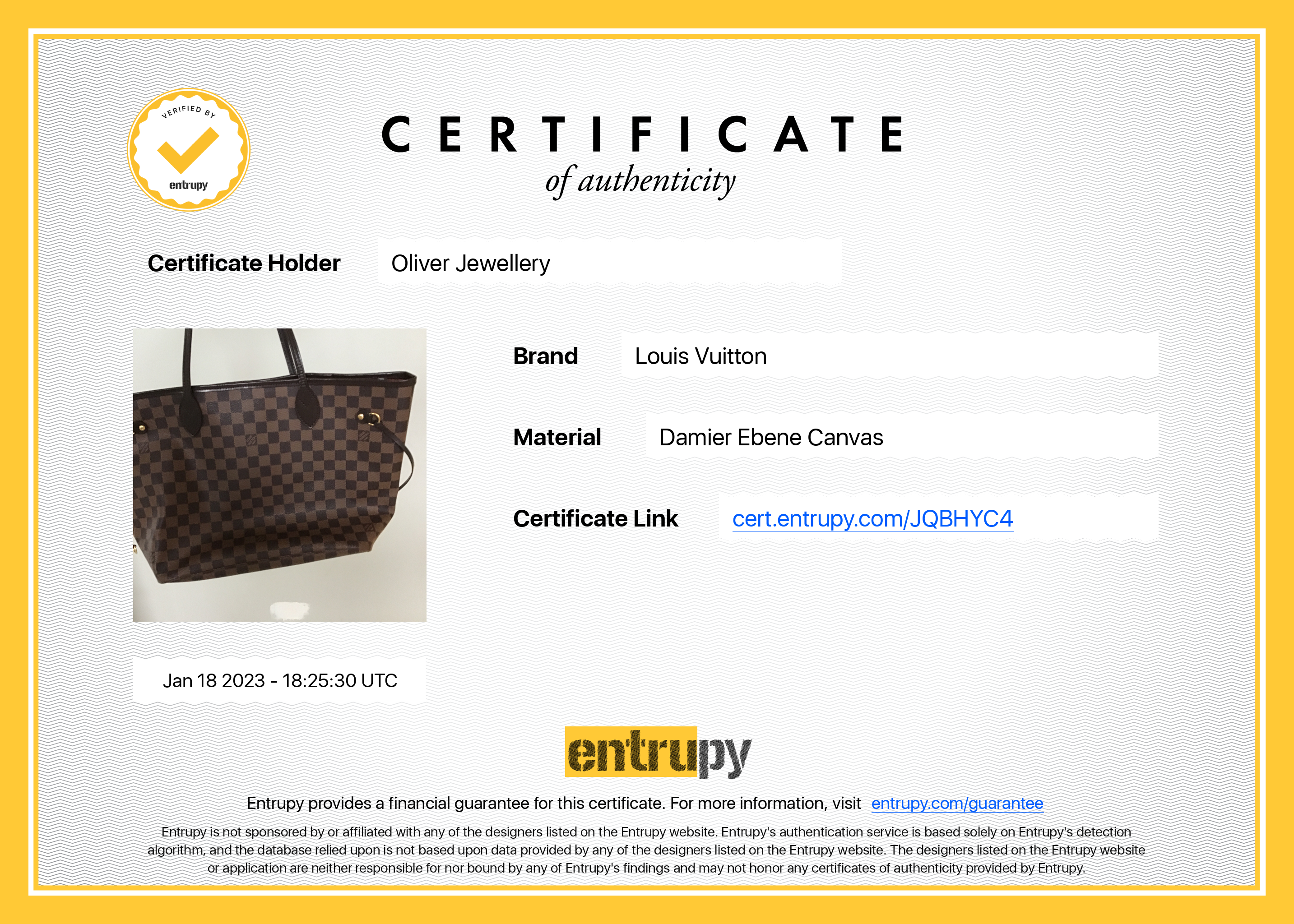 Louis Vuitton Damier Ebene Neverfull MM