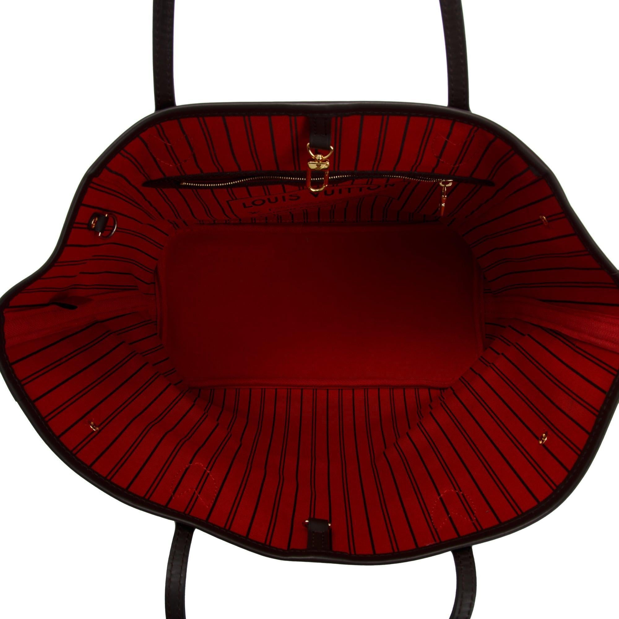 Louis Vuitton Damier Ebene Neverfull MM w/ Pouch