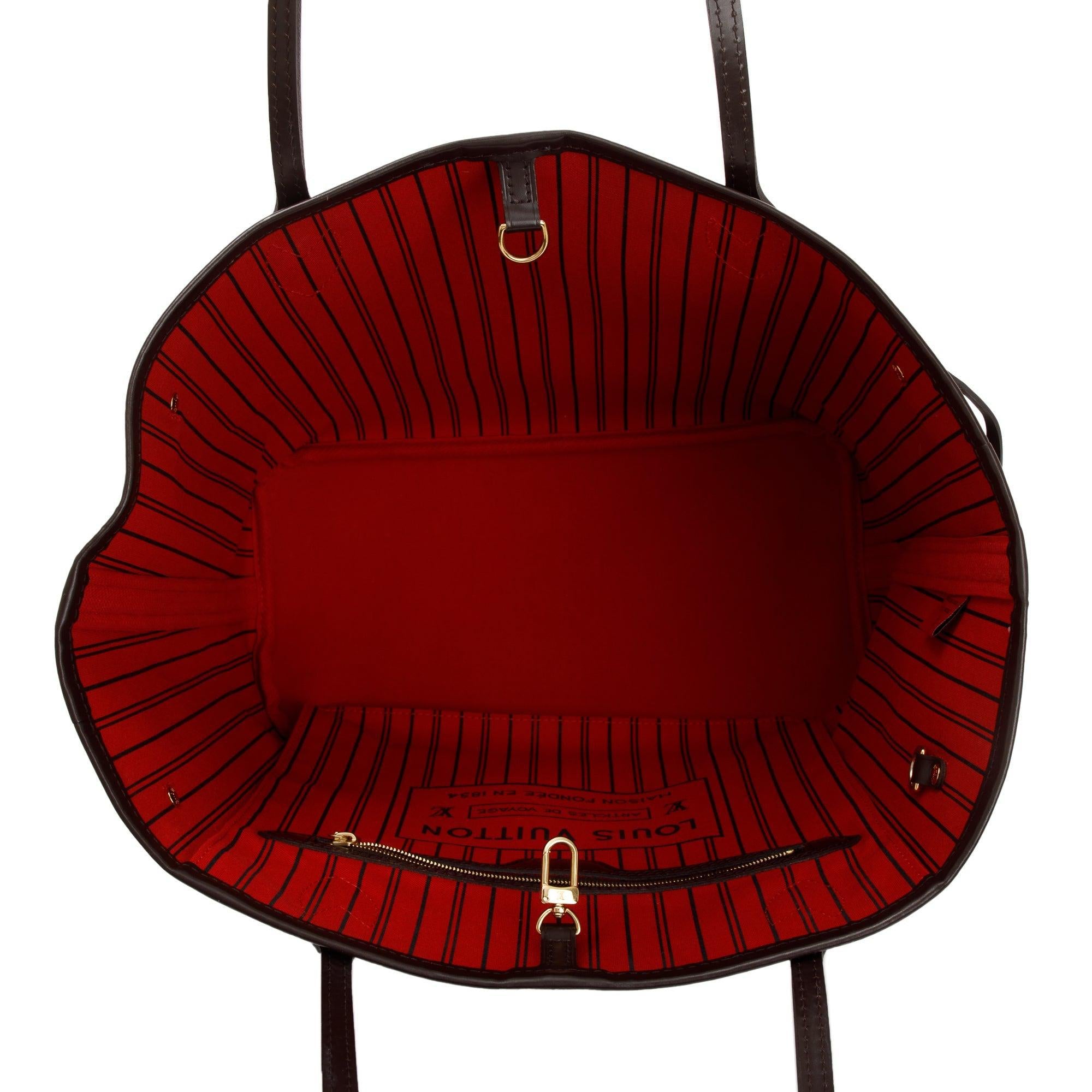 Louis Vuitton Damier Ebene Neverfull MM w/ Pouch