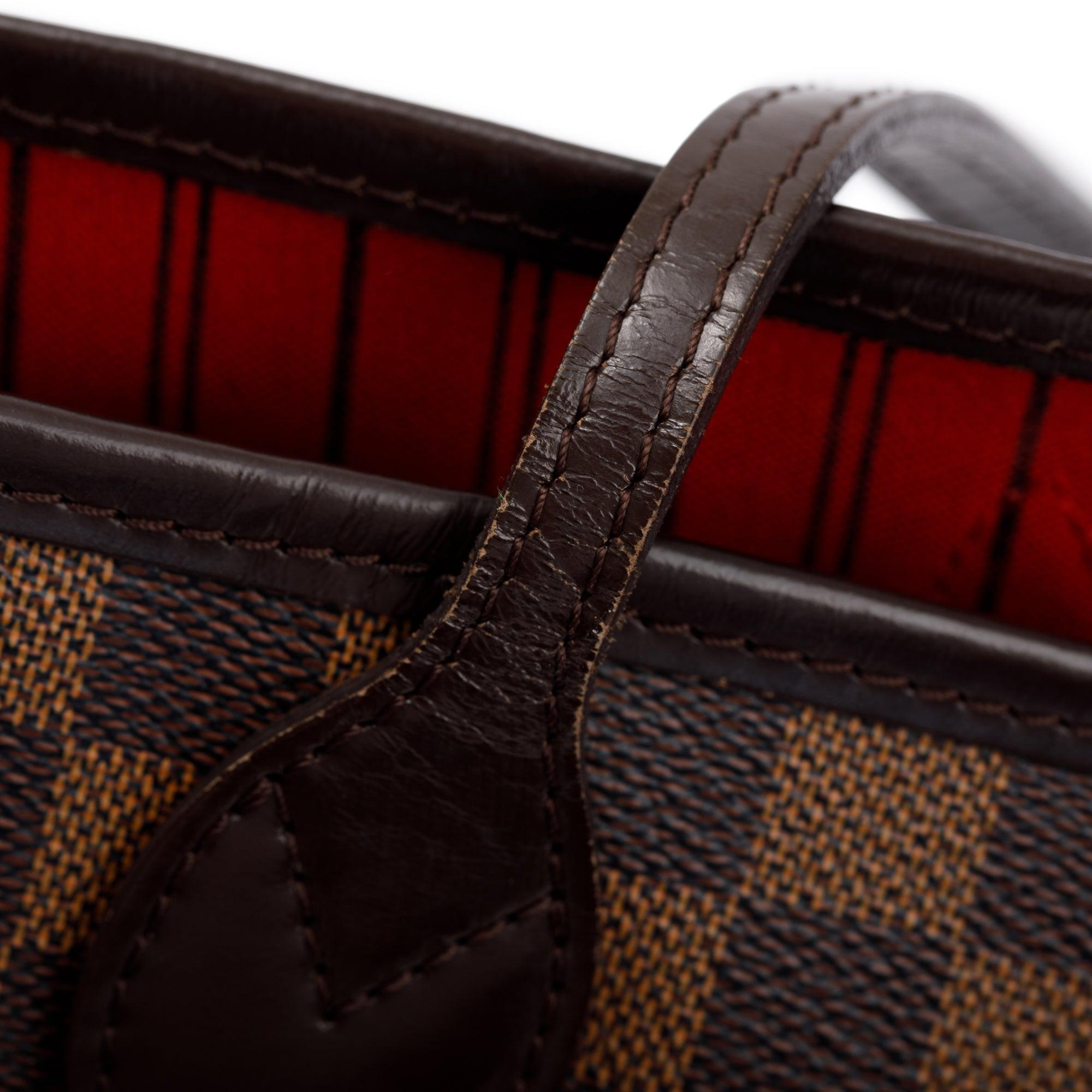 Louis Vuitton Damier Ebene Neverfull MM w/ Pouch