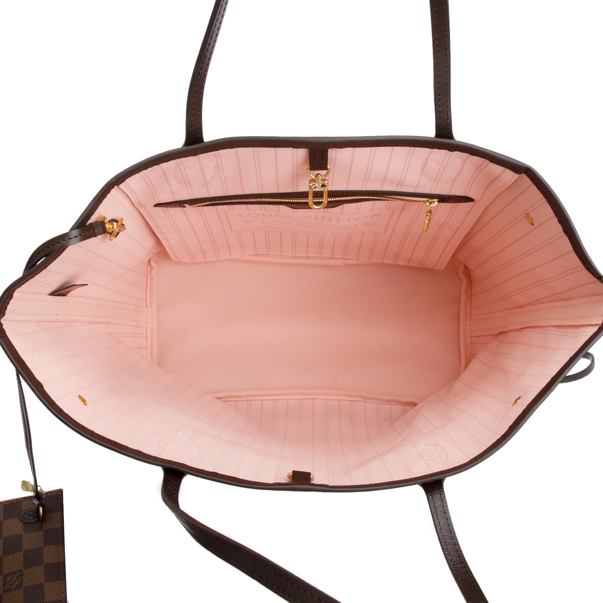 Louis Vuitton Damier Ebene Neverfull MM w/ Pouch