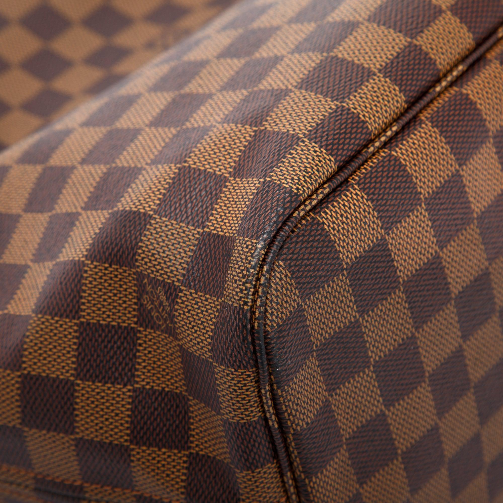 Louis Vuitton Damier Ebene Neverfull MM w/ Pouch