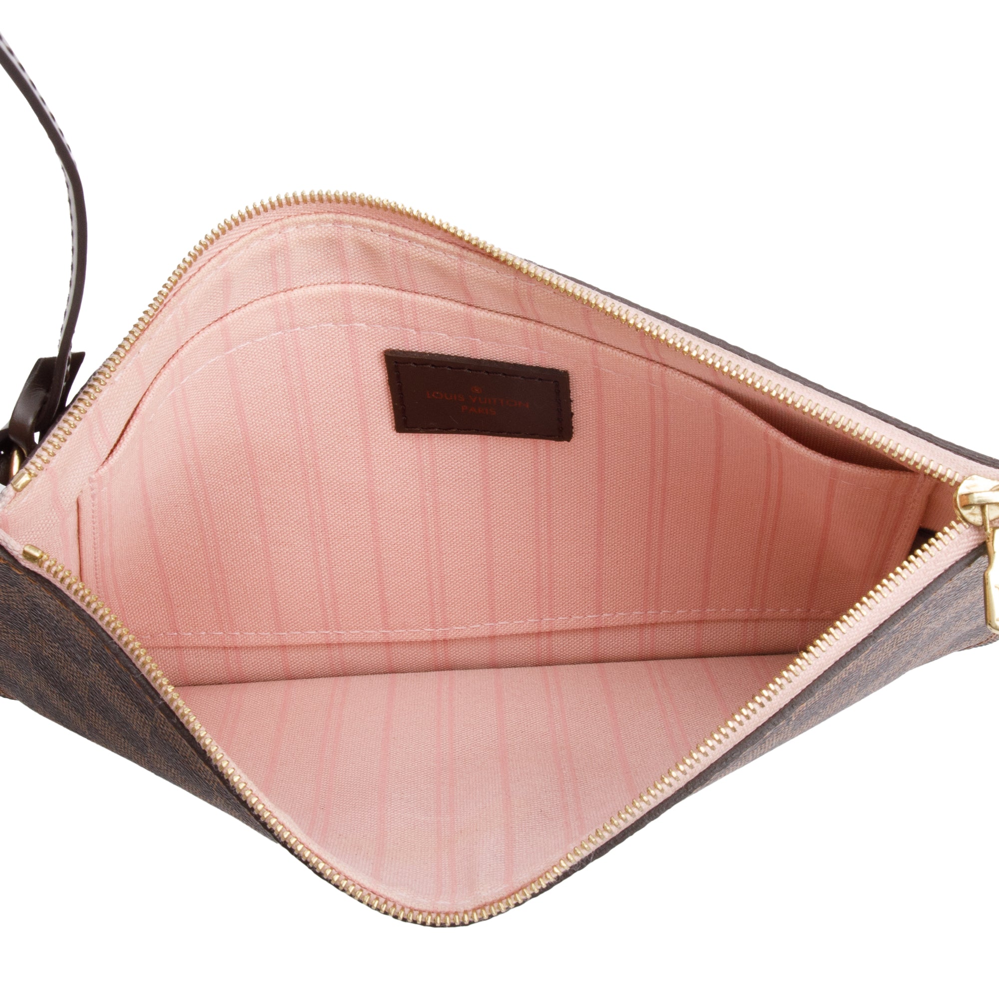 Louis Vuitton Damier Ebene Neverfull MM w/ Pouch