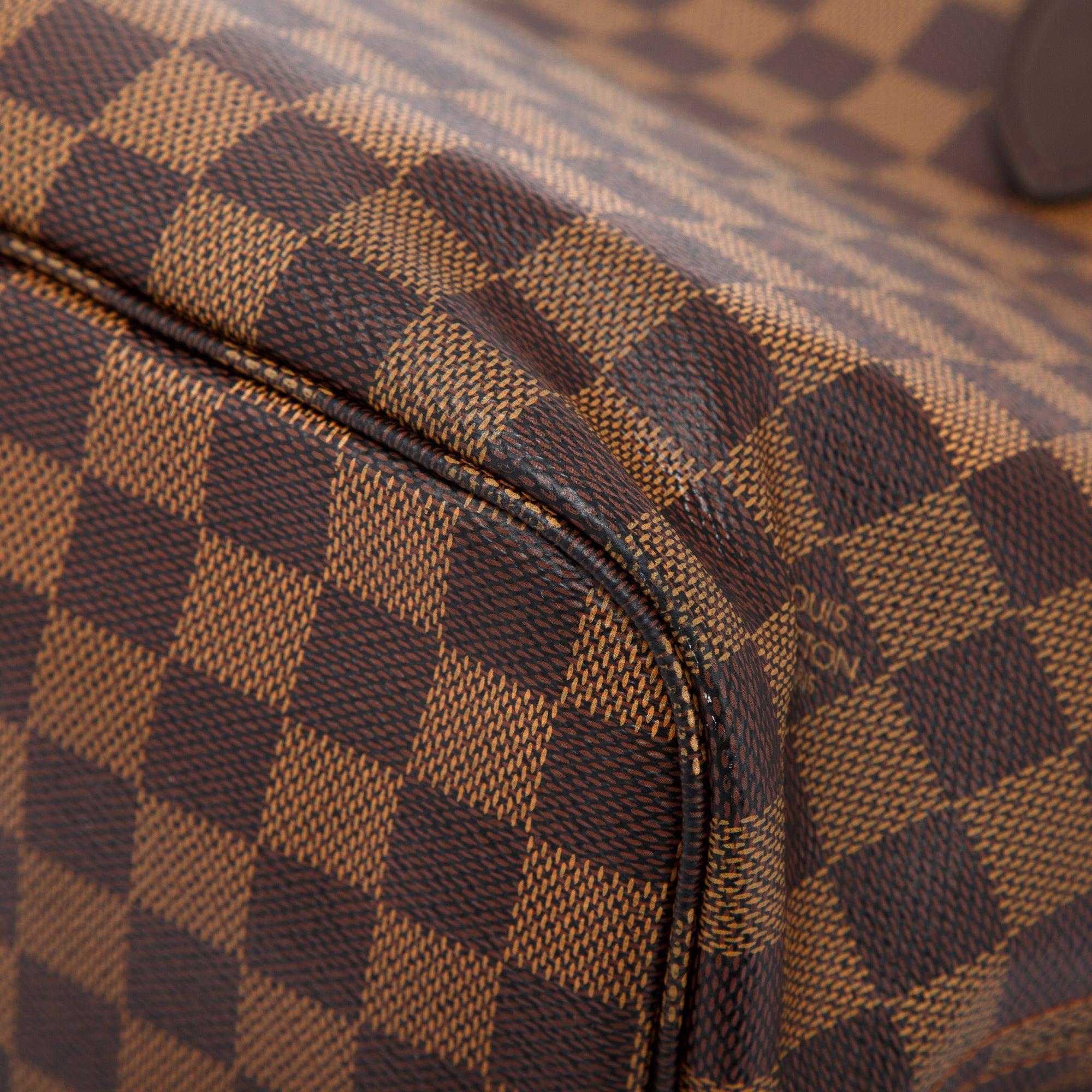 Louis Vuitton Damier Ebene Neverfull MM w/ Pouch
