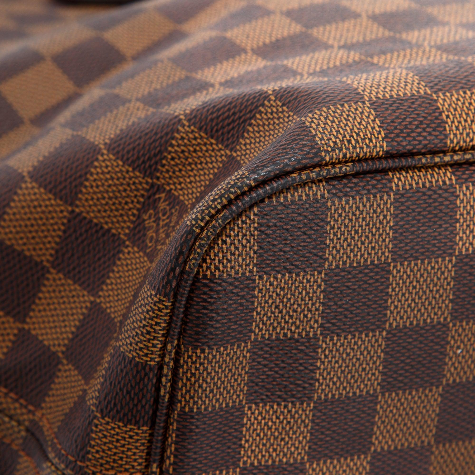 Louis Vuitton Damier Ebene Neverfull MM w/ Pouch