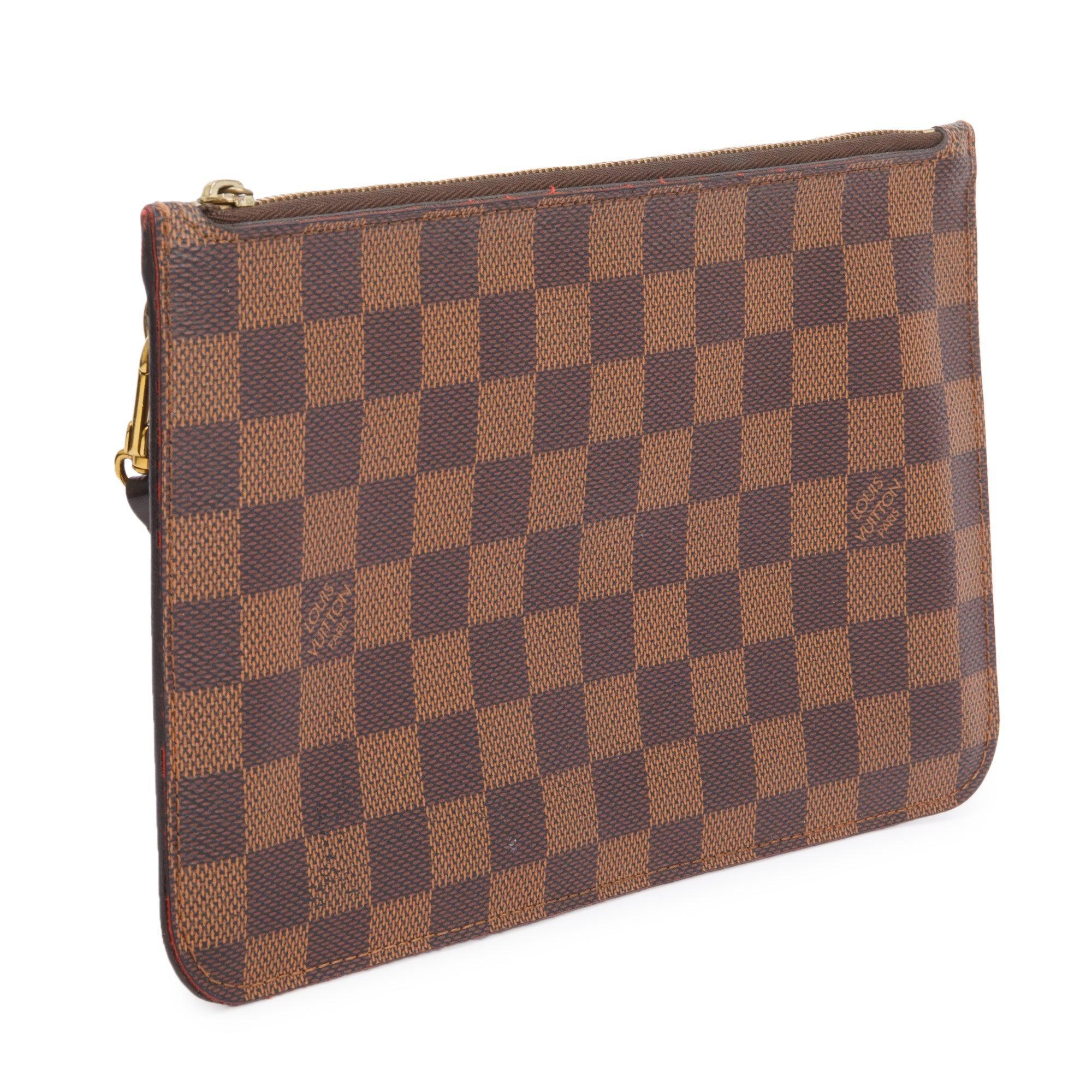 Louis Vuitton Damier Ebene Neverfull Pochette