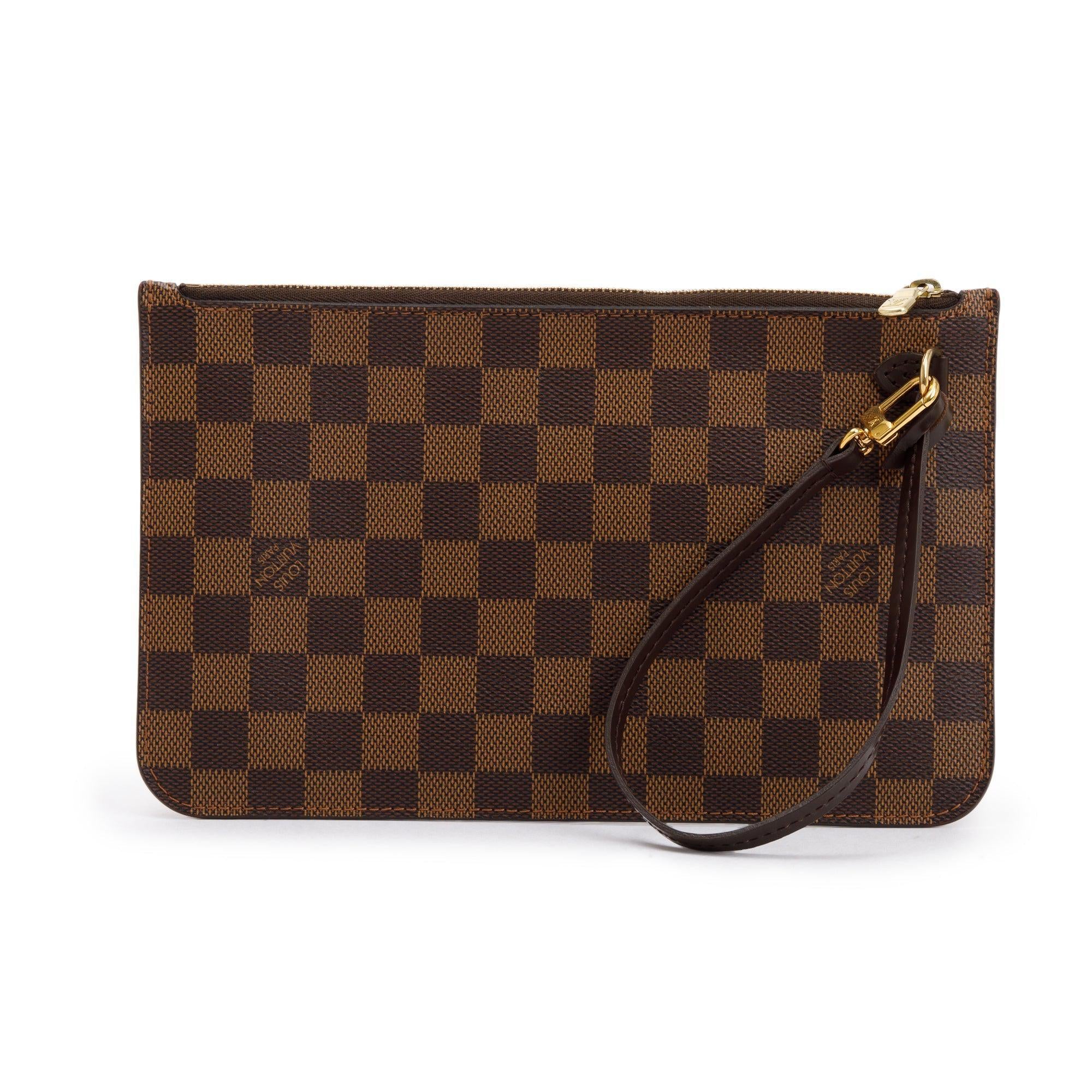 Louis Vuitton Damier Ebene Neverfull Pochette
