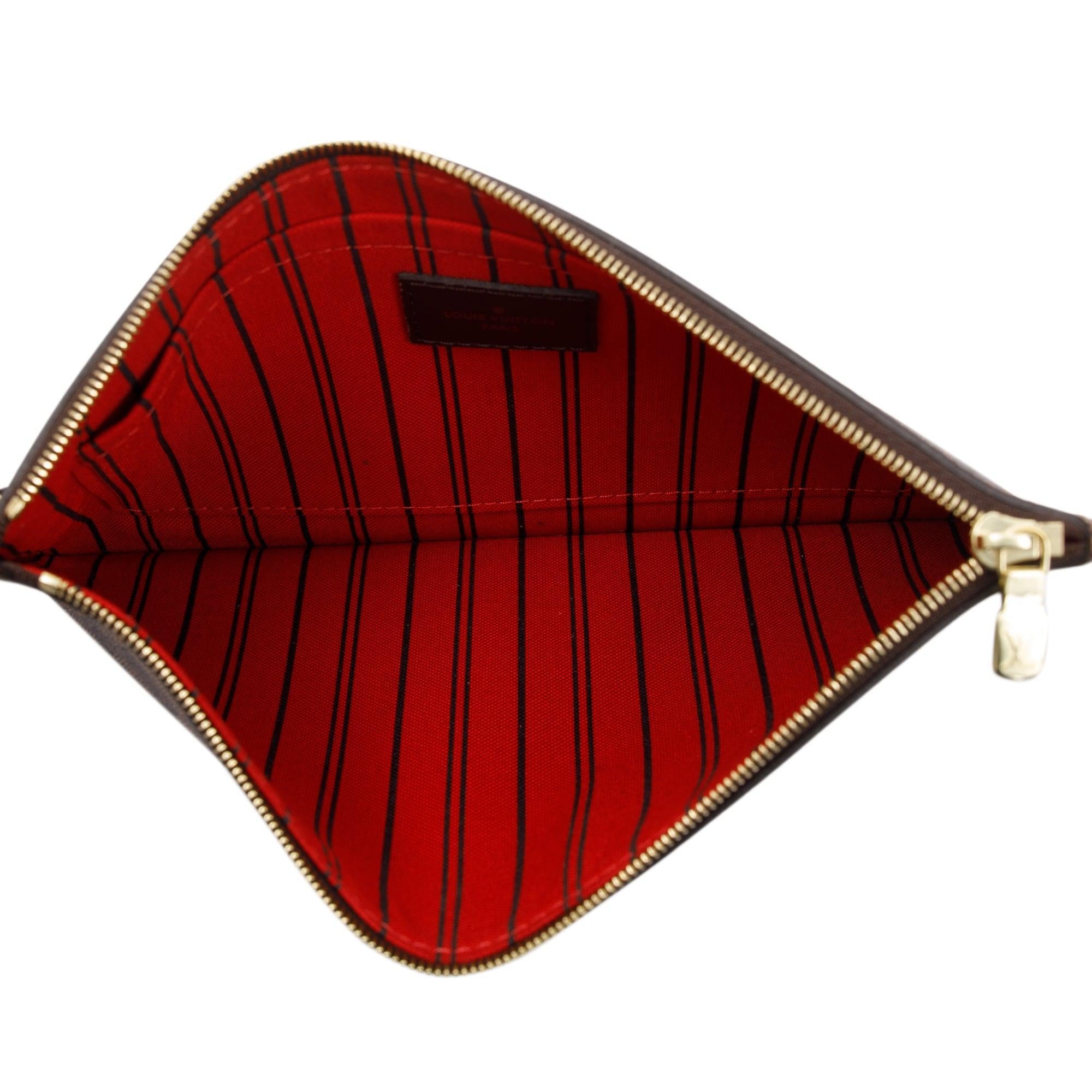 Louis Vuitton Damier Ebene Neverfull Pochette