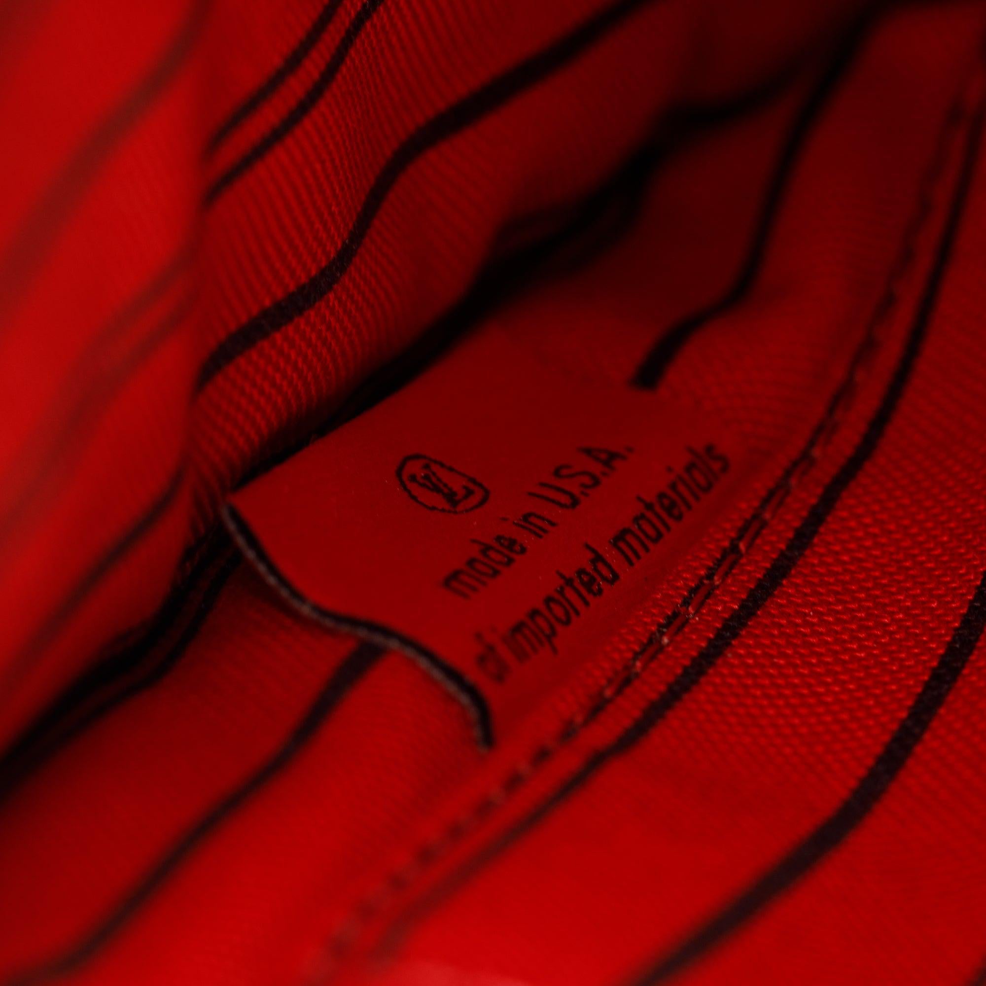 Louis Vuitton Damier Ebene Neverfull Pochette