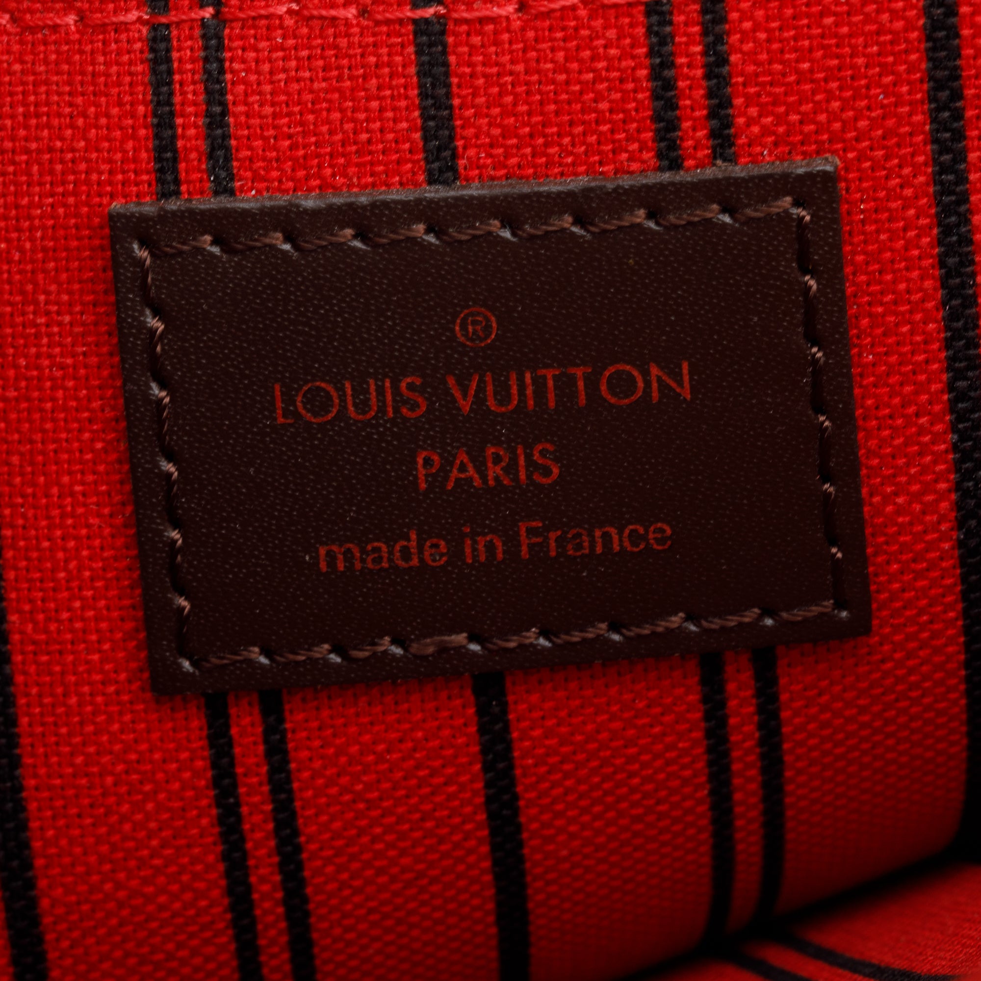 Louis Vuitton Damier Ebene Neverfull Pochette