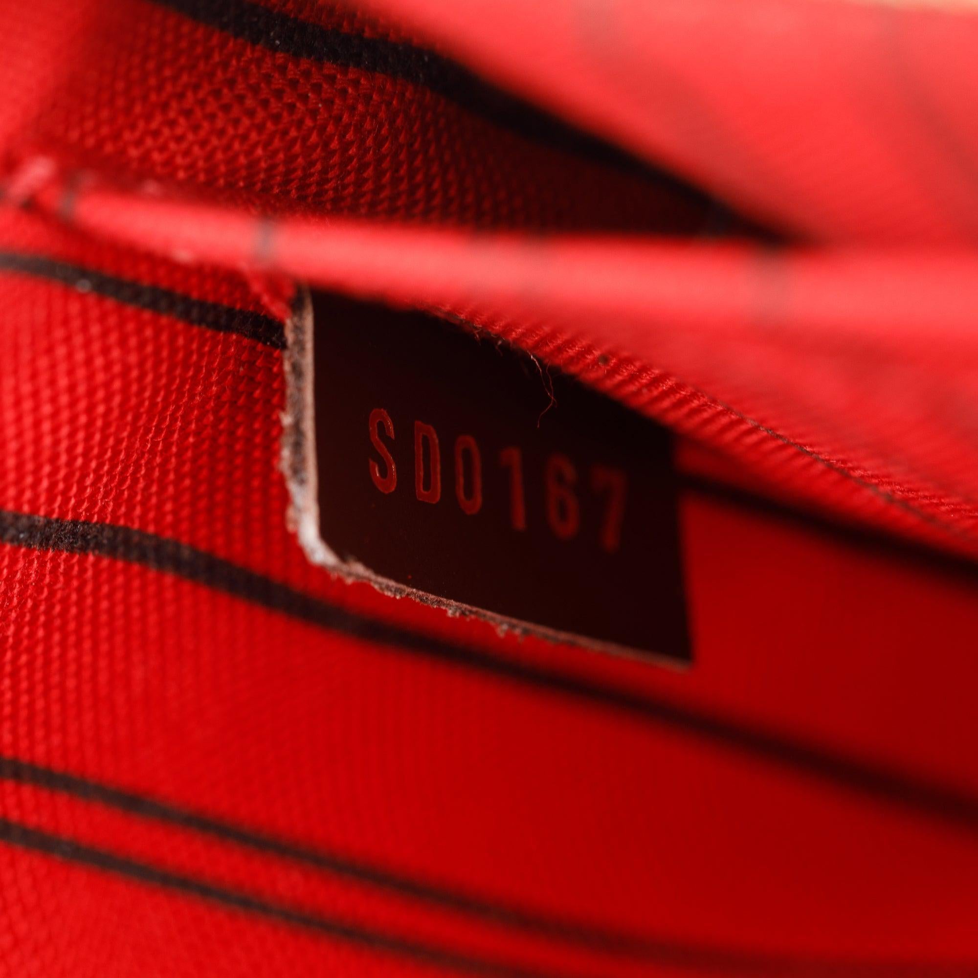 Louis Vuitton Damier Ebene Neverfull Pochette