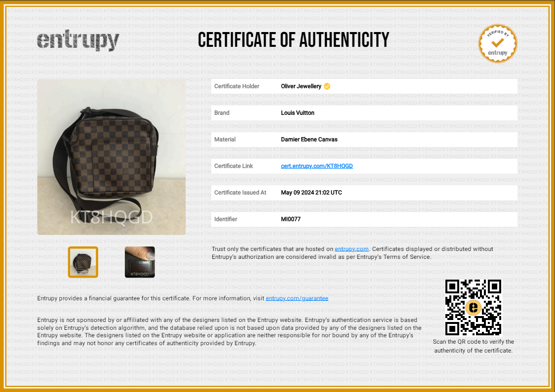 Louis Vuitton Damier Ebene Olav PM