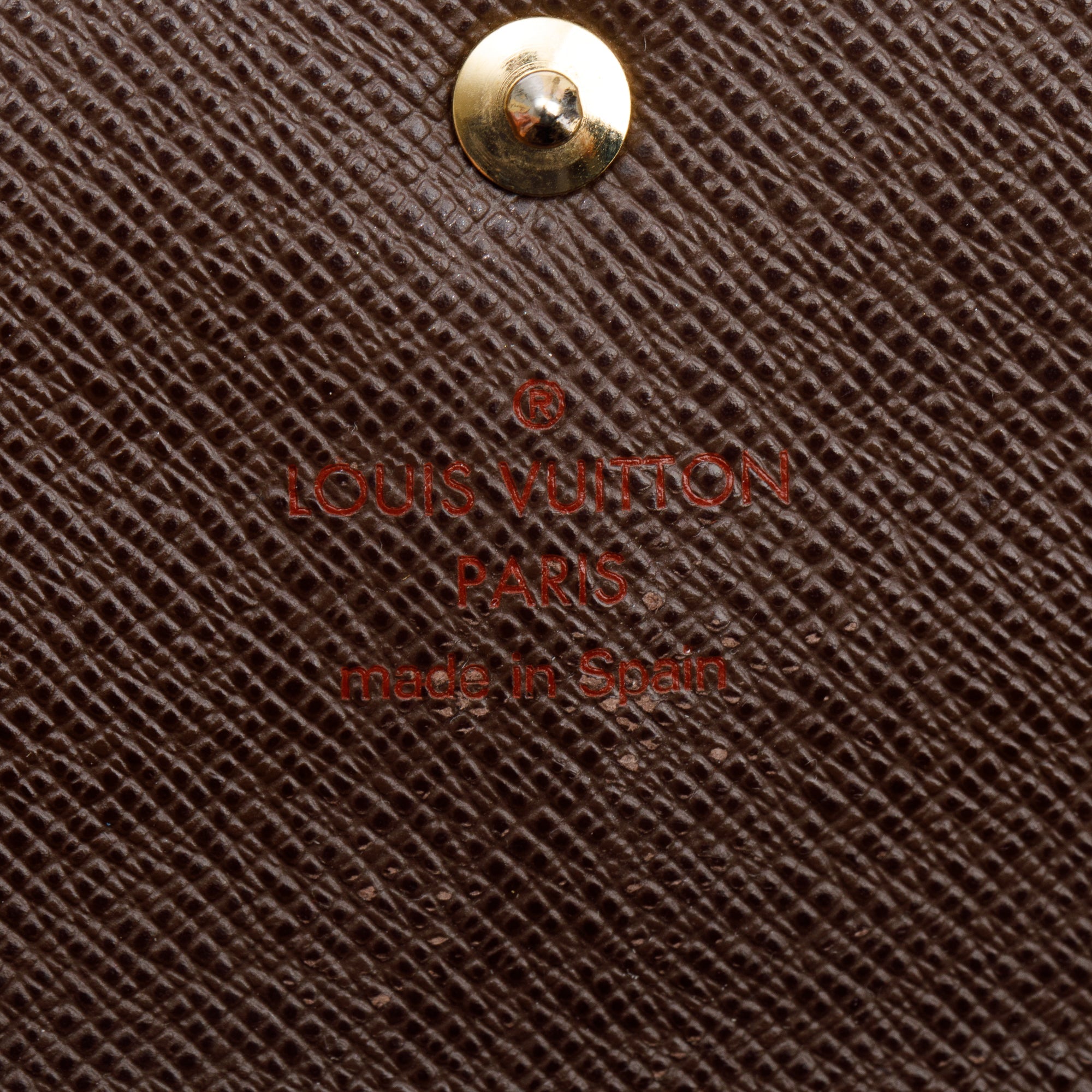 Louis Vuitton Damier Ebene Sarah Wallet