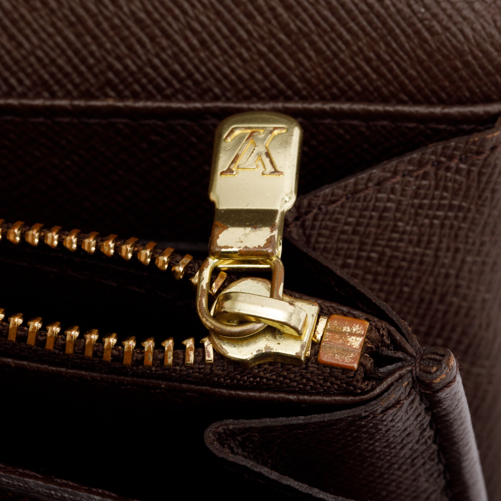 Louis Vuitton Damier Ebene Sarah Wallet