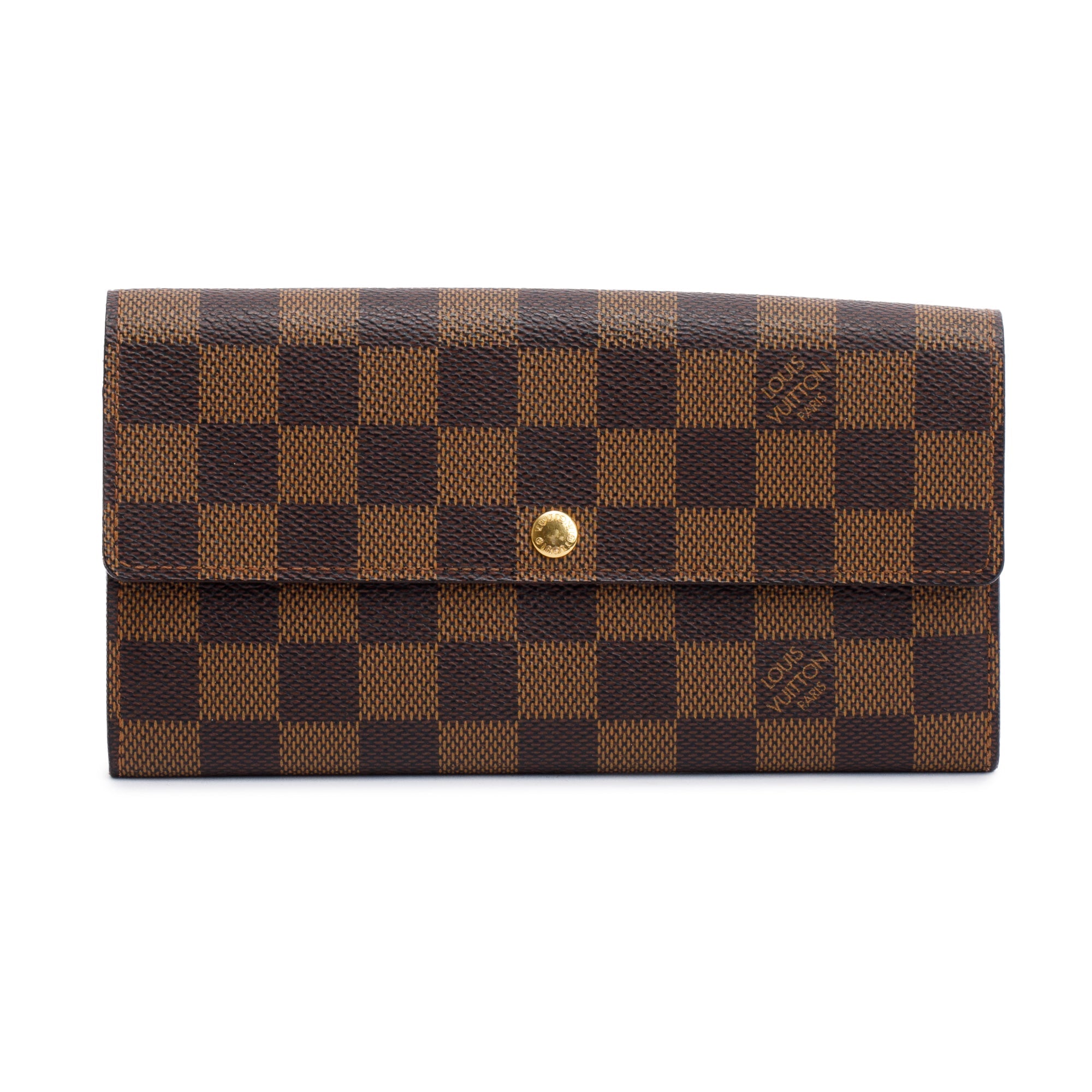 Louis Vuitton Damier Ebene Sarah Wallet