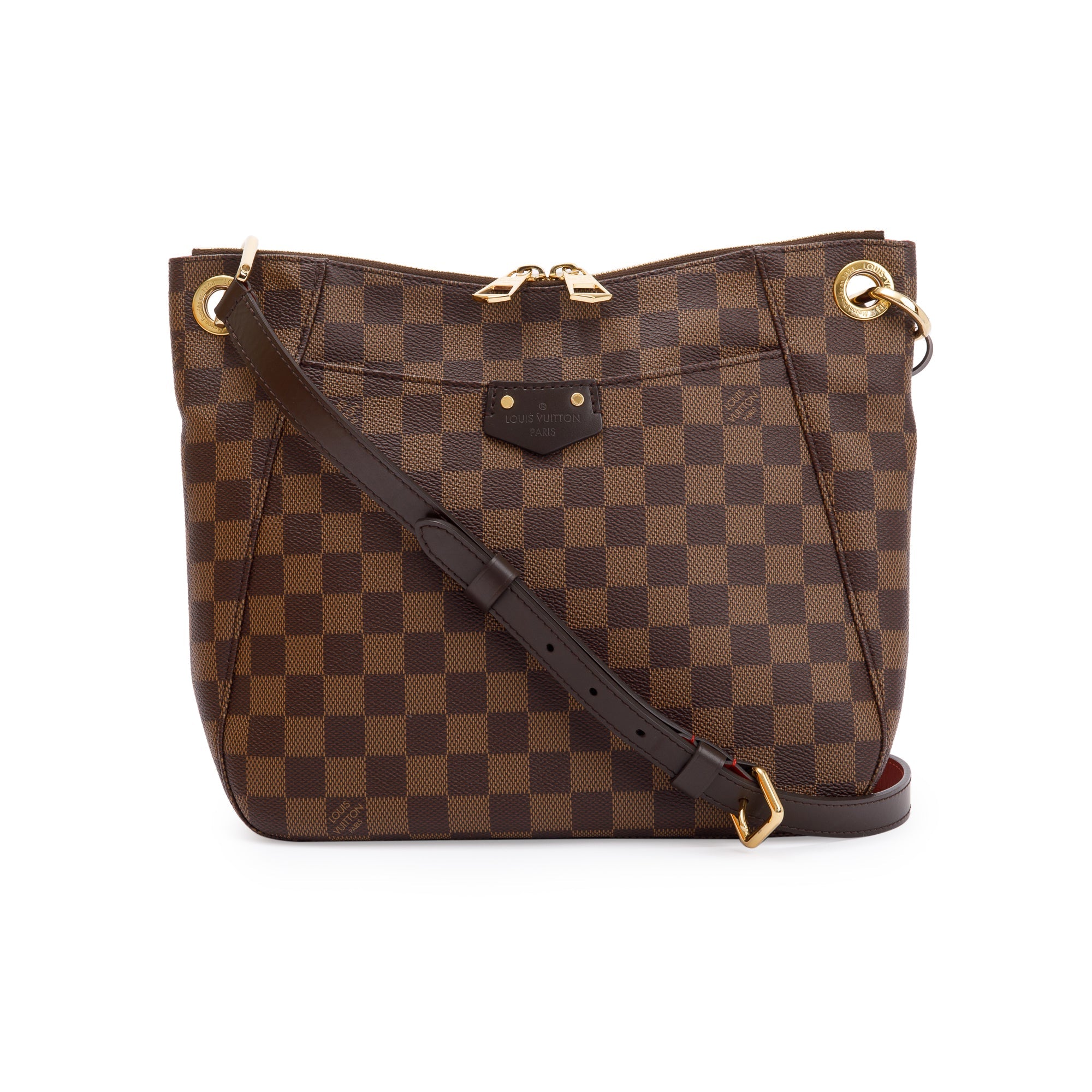 Louis Vuitton Damier Ebene South Bank Besace Bag w/ Box & Receipt
