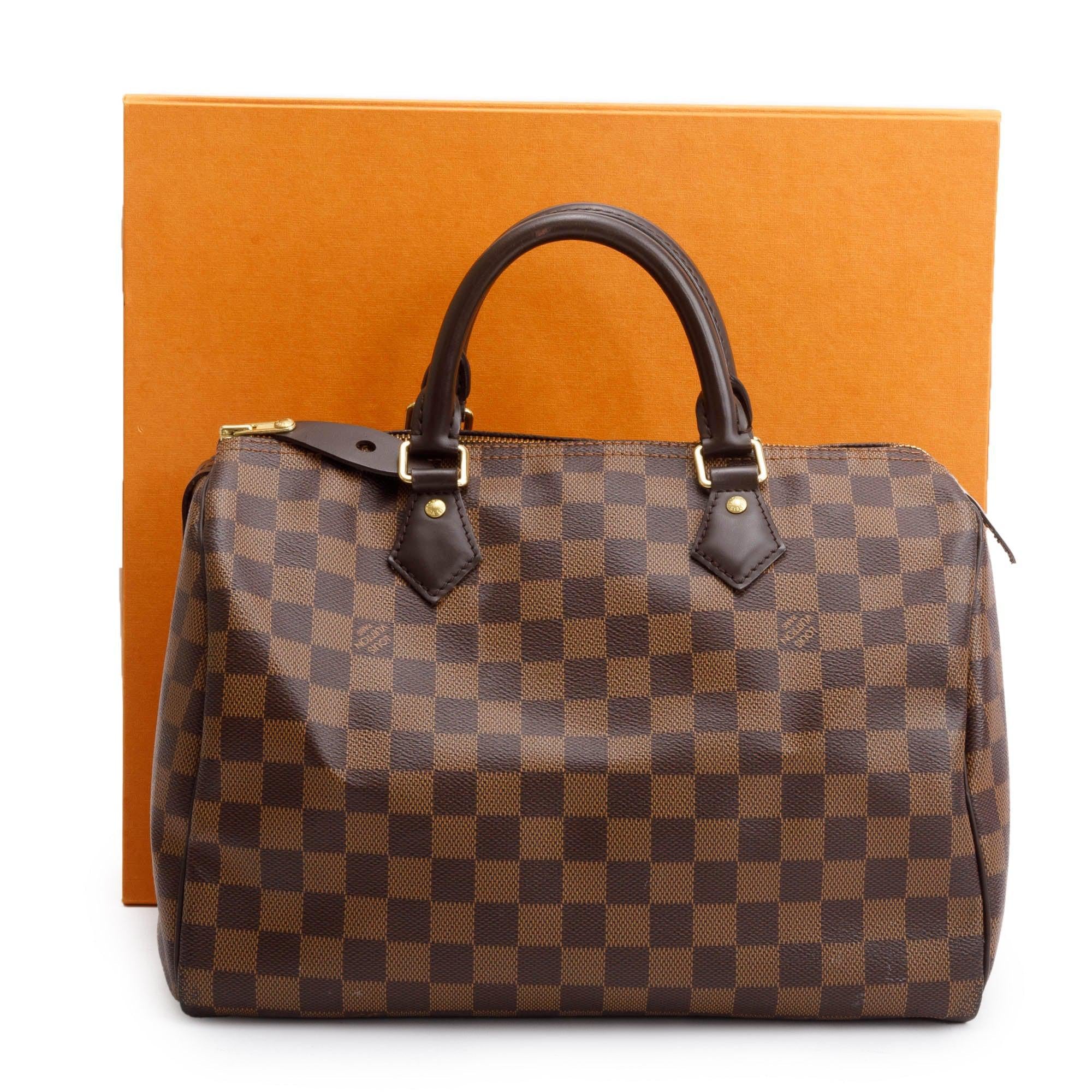 Louis Vuitton Damier Ebene Speedy 30 w/ Box