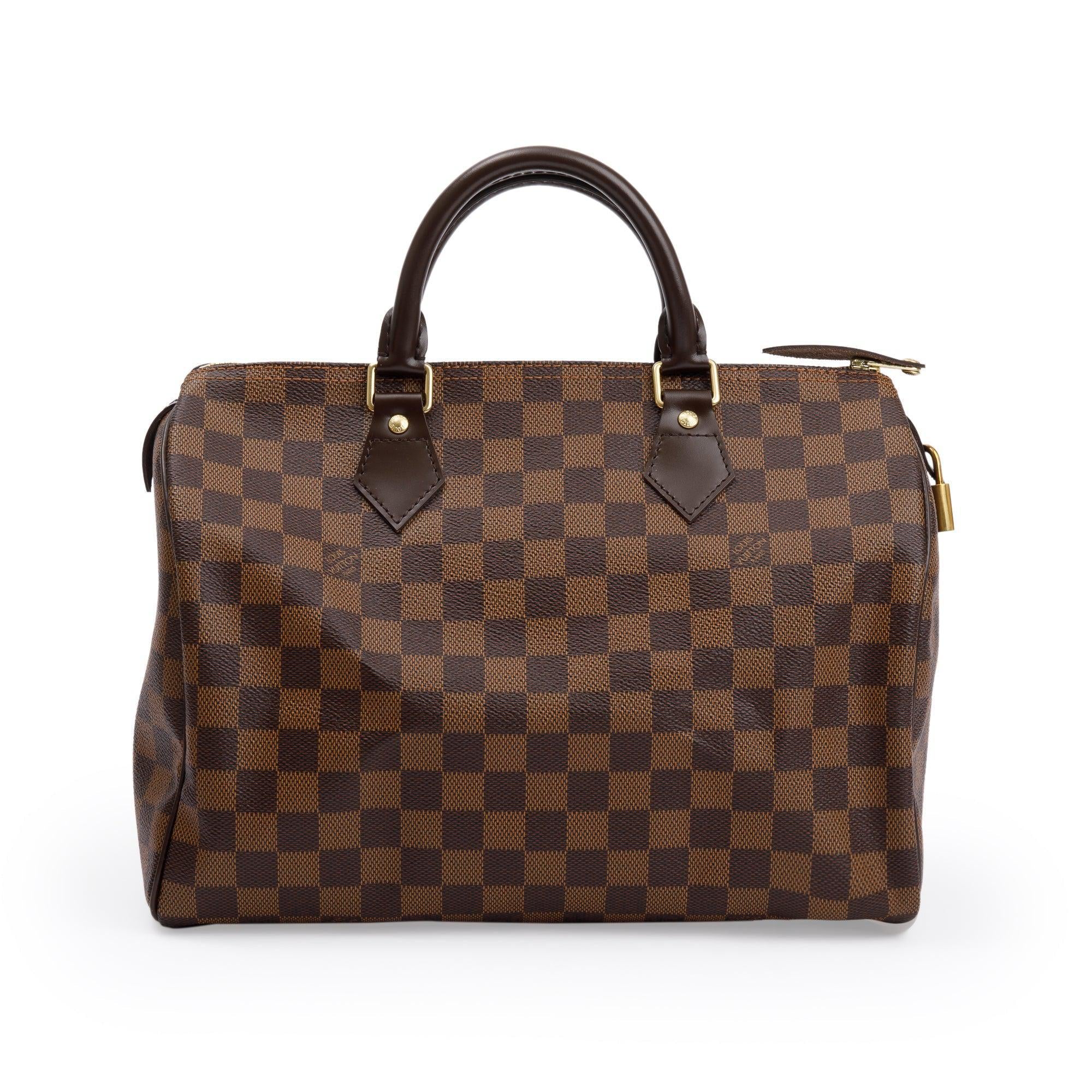 Louis Vuitton Damier Ebene Speedy 30 w/ Box