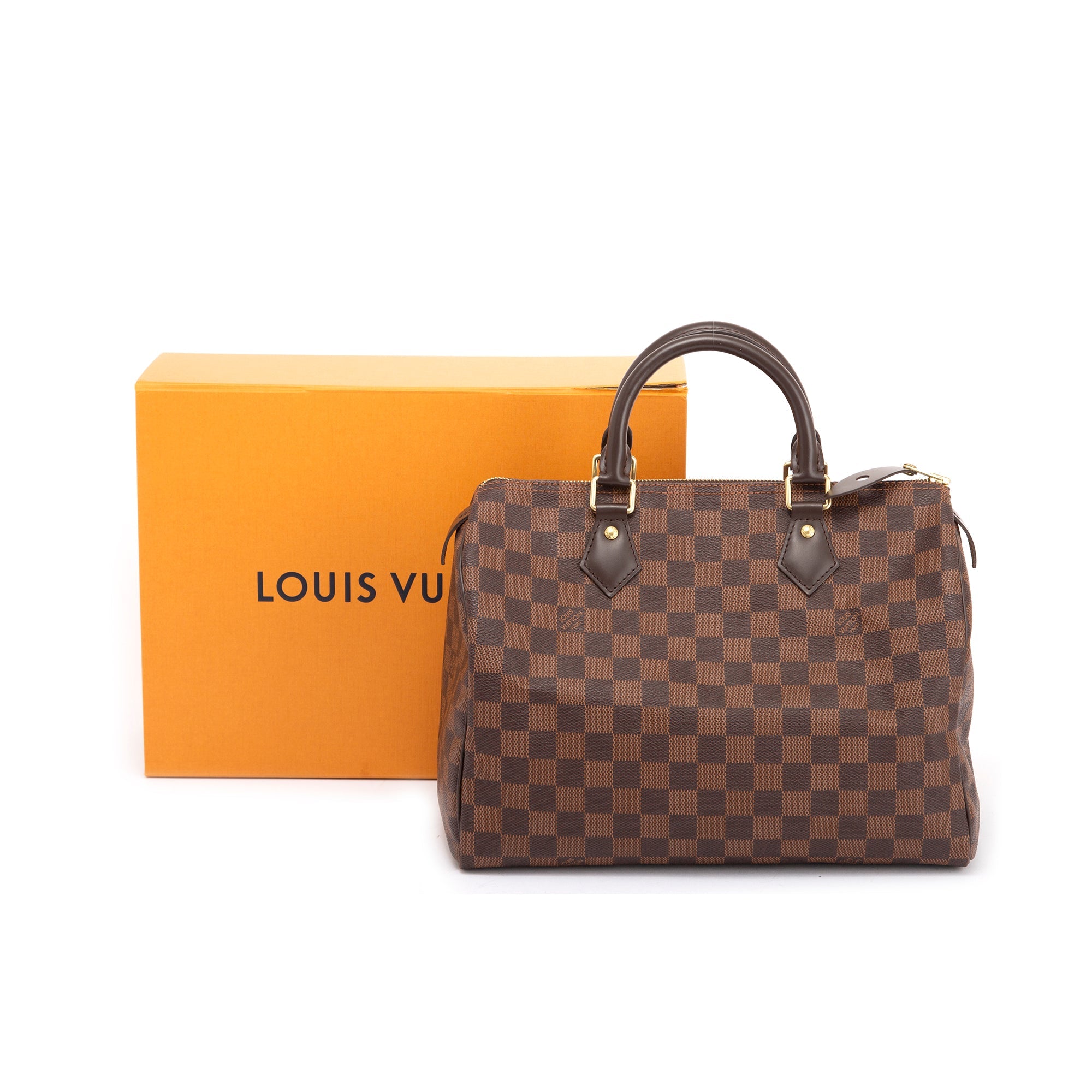 Louis Vuitton Damier Ebene Speedy 30 w/ Box