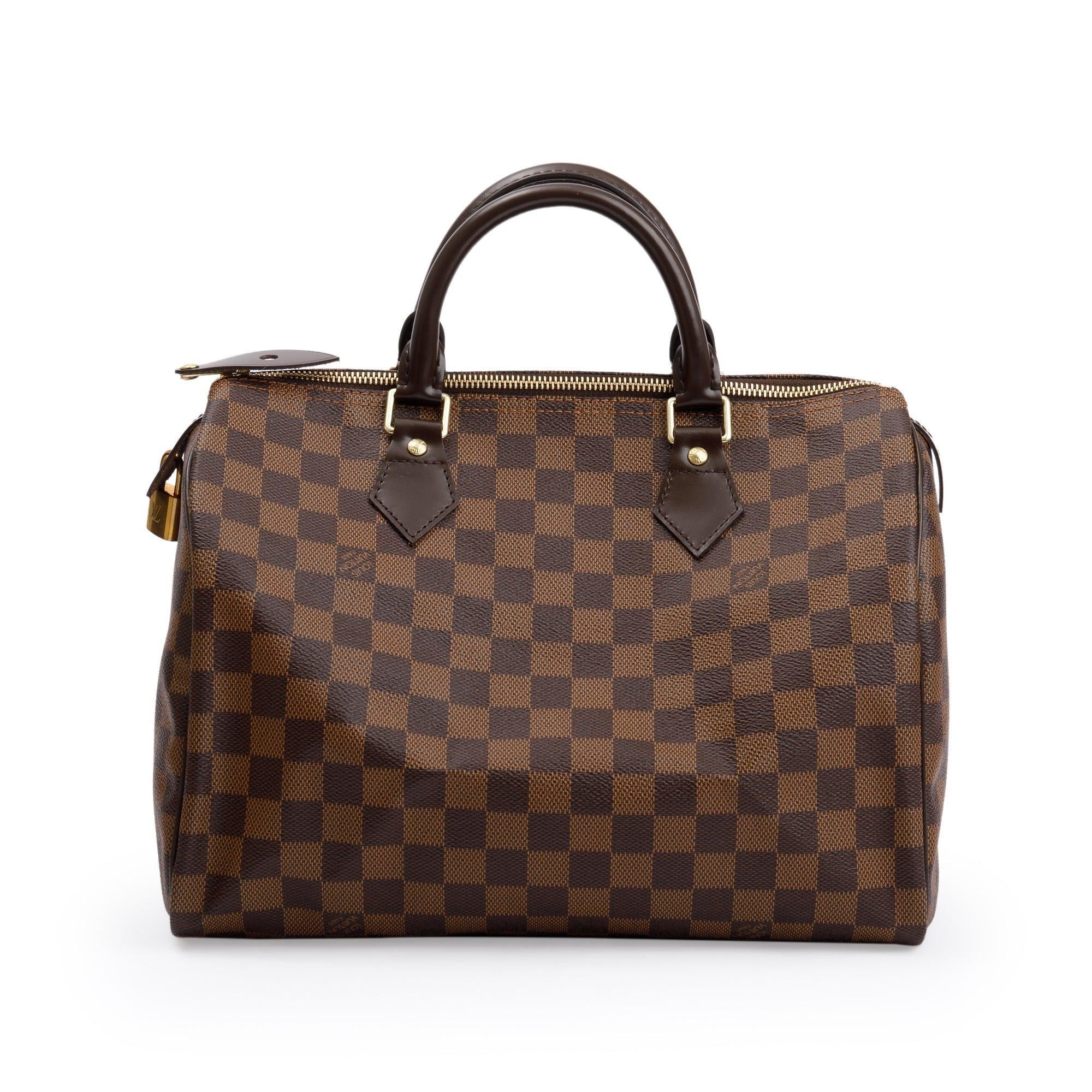 Louis Vuitton Damier Ebene Speedy 30 w/ Box