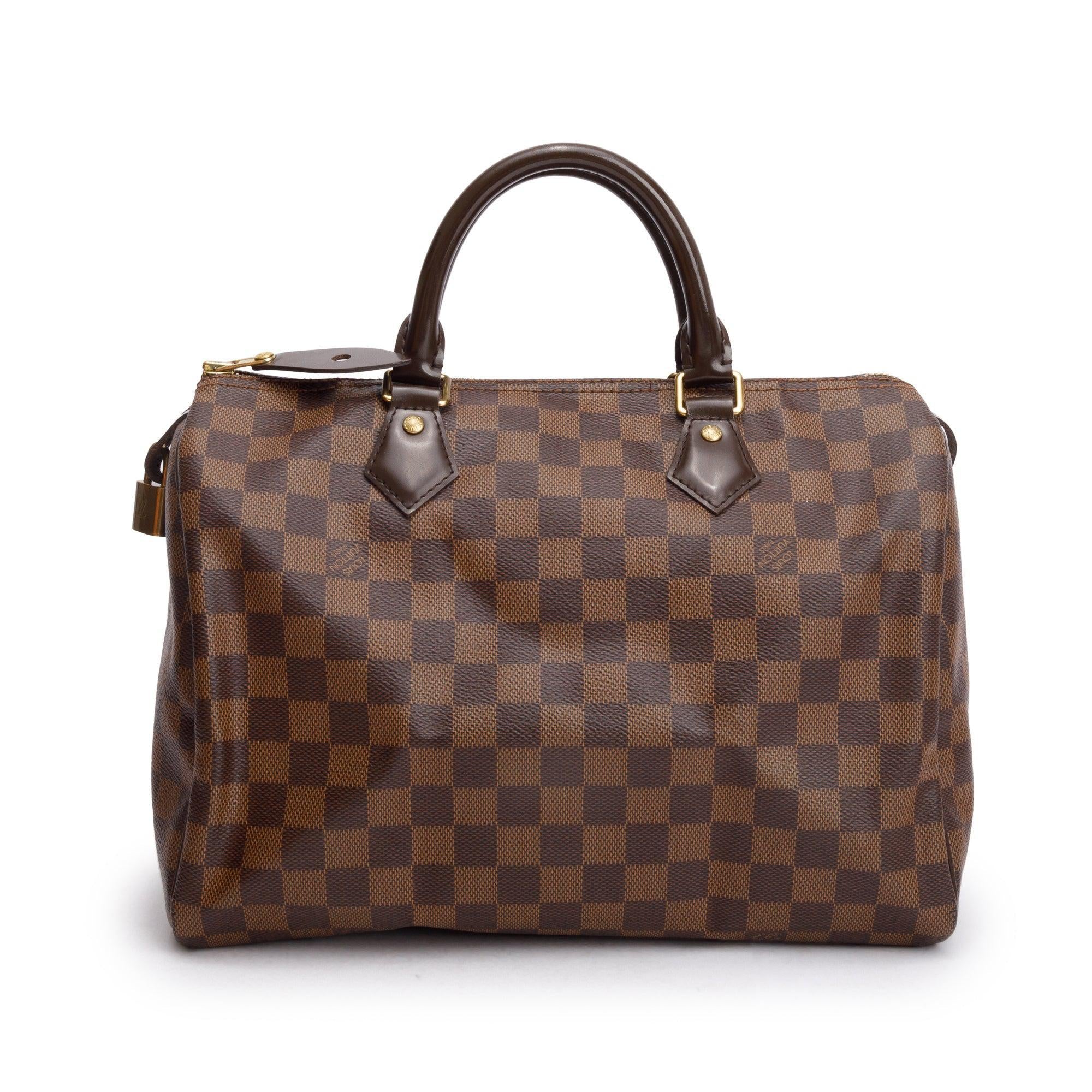 Louis Vuitton Damier Ebene Speedy 30 w/ Box