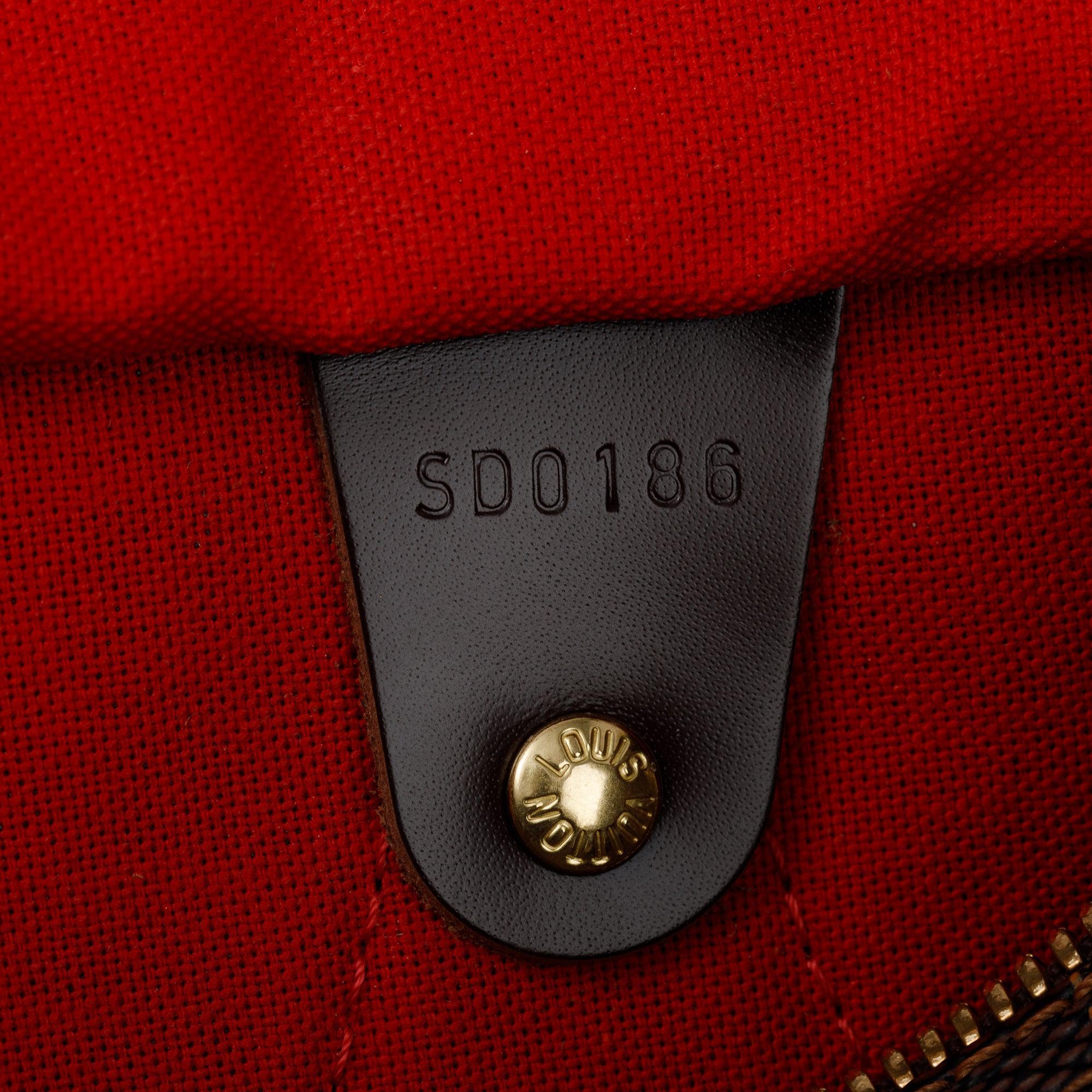 Louis Vuitton Damier Ebene Speedy Bandouliere 25