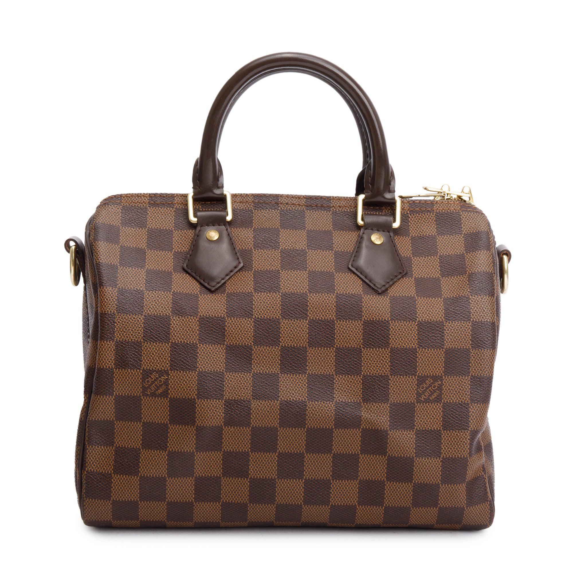 Louis Vuitton Damier Ebene Speedy Bandouliere 25