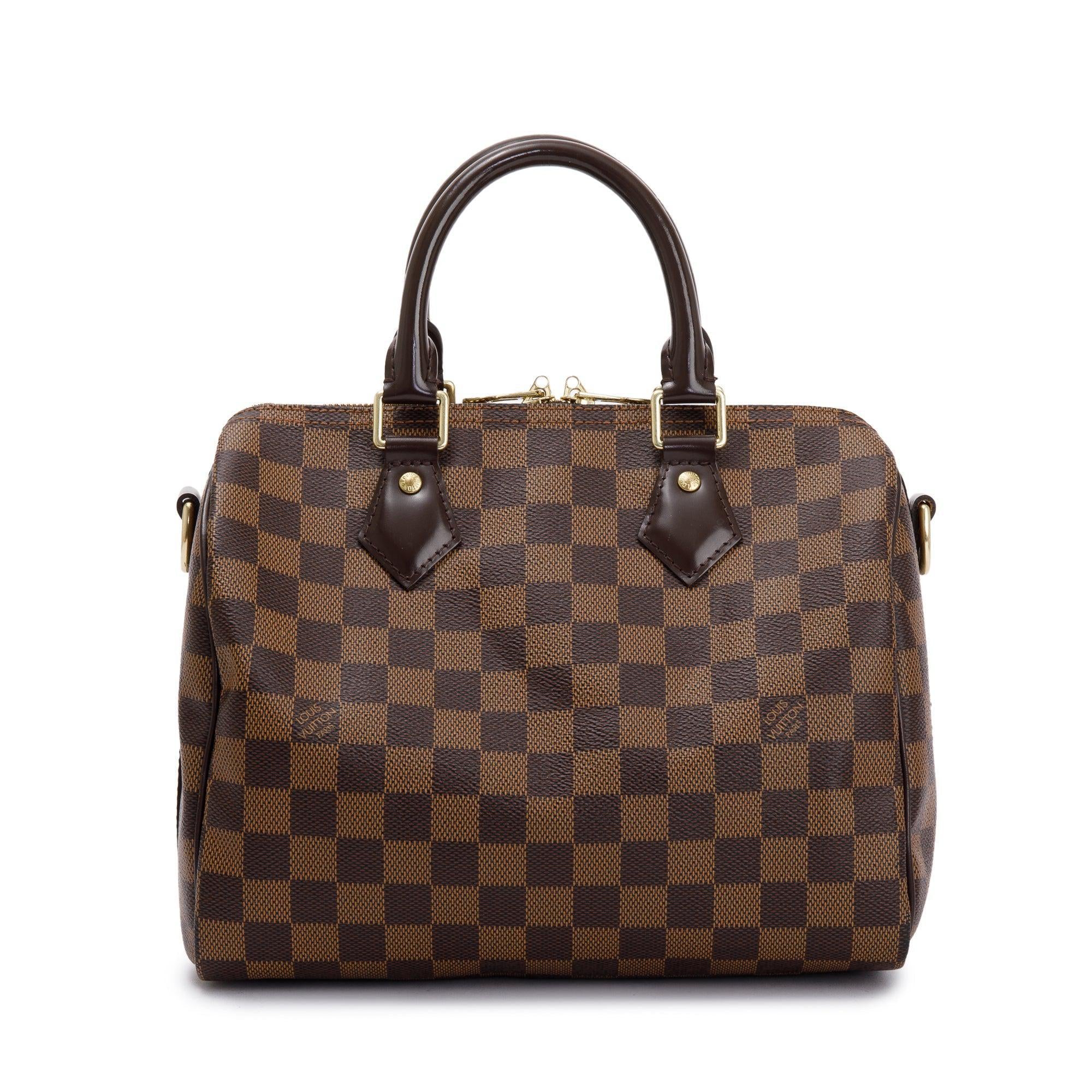 Louis Vuitton Damier Ebene Speedy Bandouliere 25