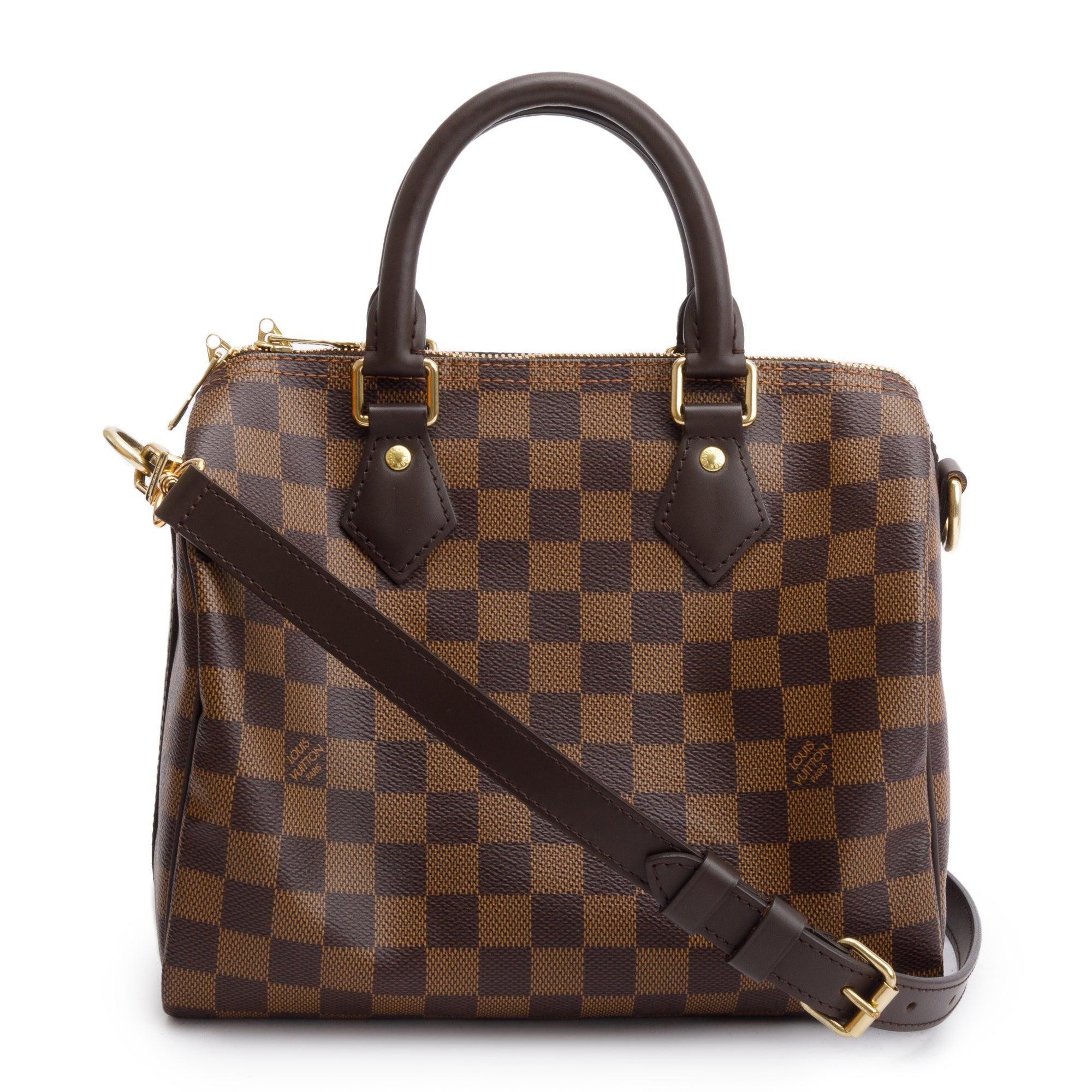 Louis Vuitton Damier Ebene Speedy Bandouliere 25 w/ Box & Receipt