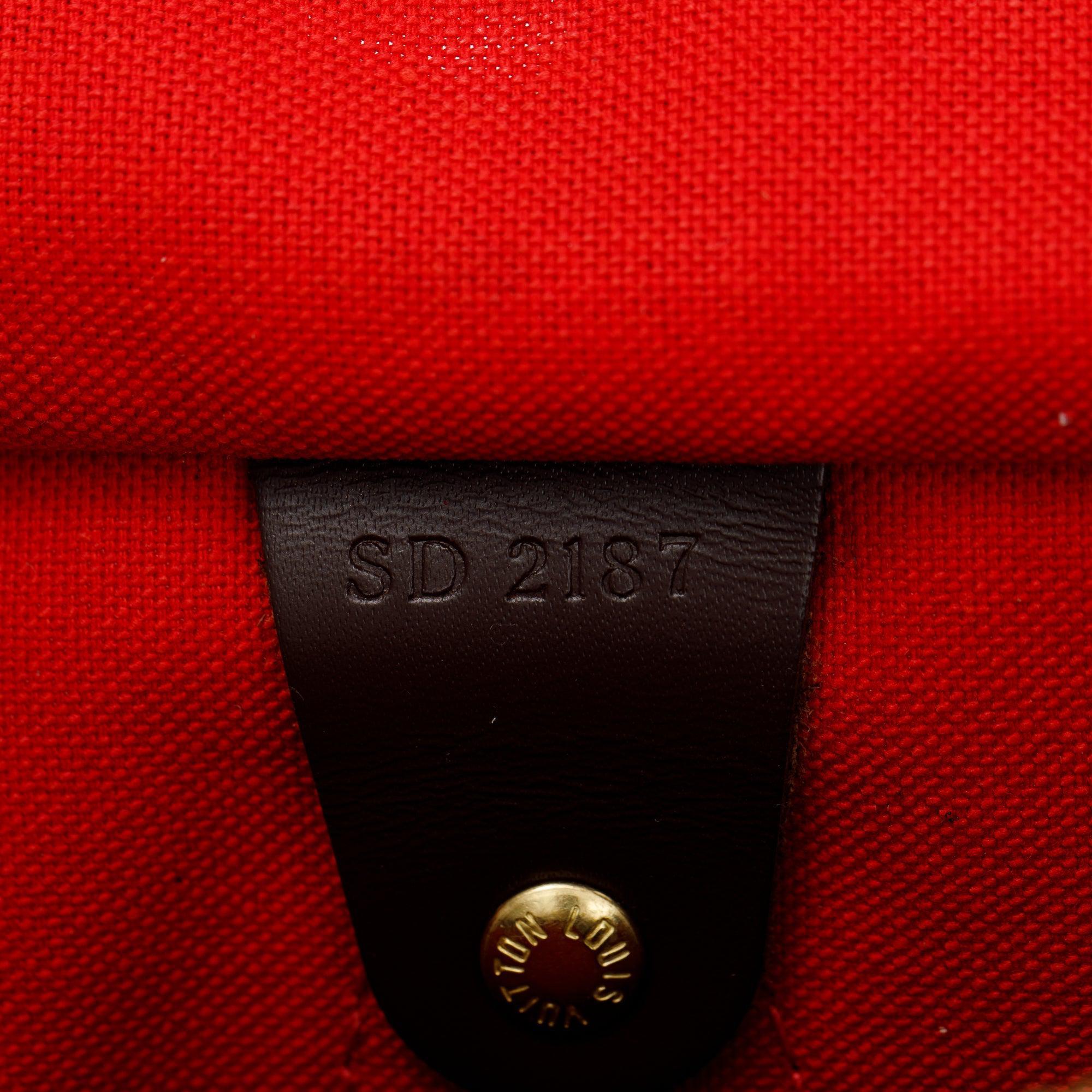 Louis Vuitton Damier Ebene Speedy Bandouliere 30 W/O Strap