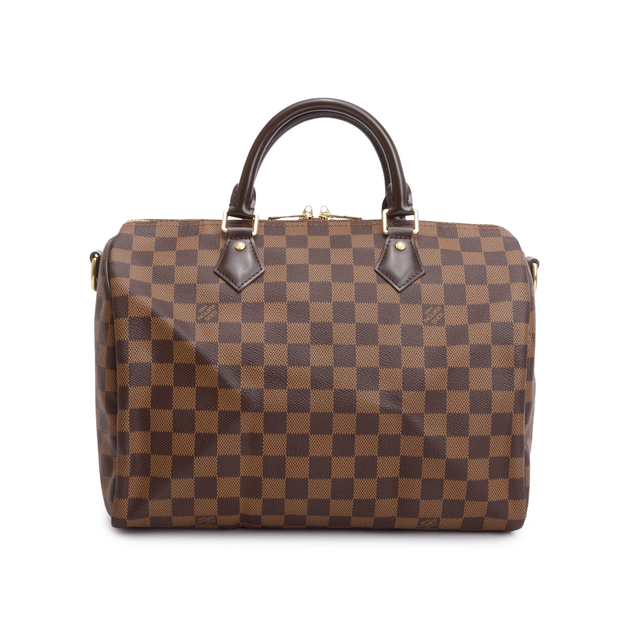 Louis Vuitton Damier Ebene Speedy Bandouliere 30 w/ Strap