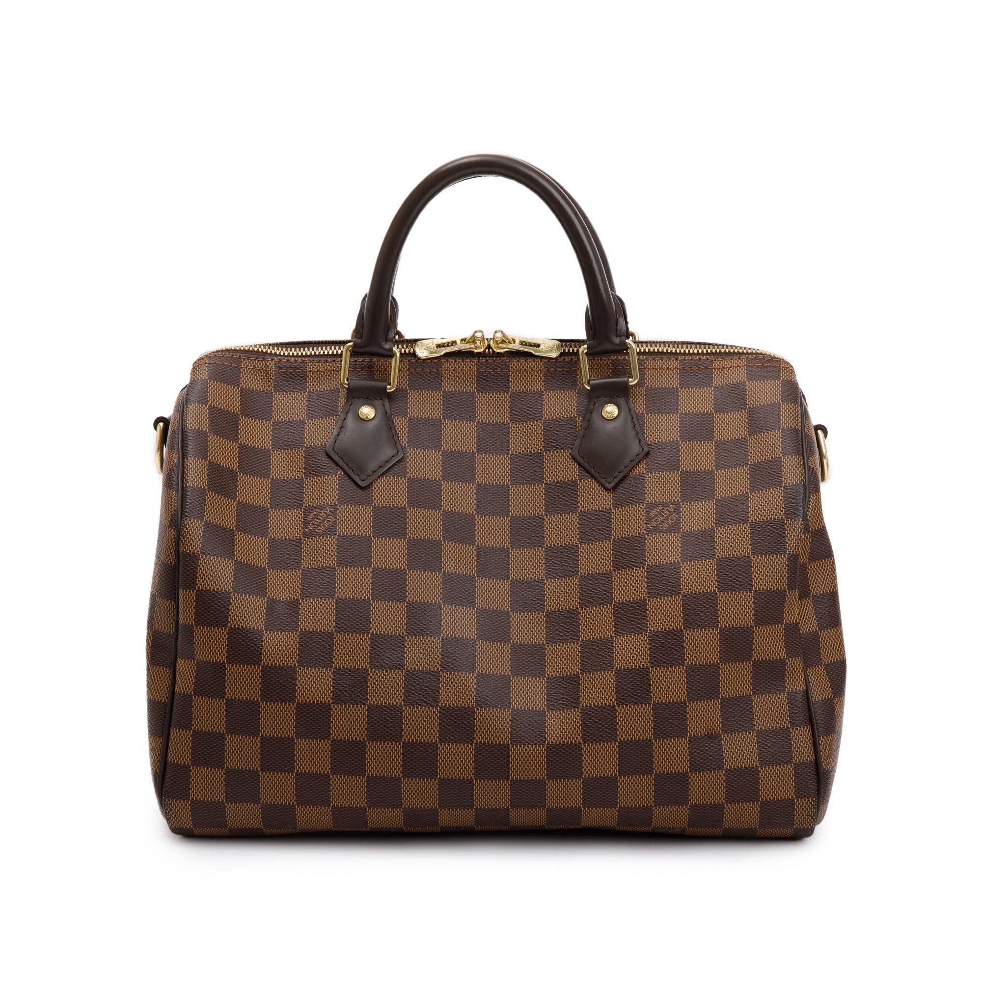 Louis Vuitton Damier Ebene Speedy Bandouliere 30 w/ Strap