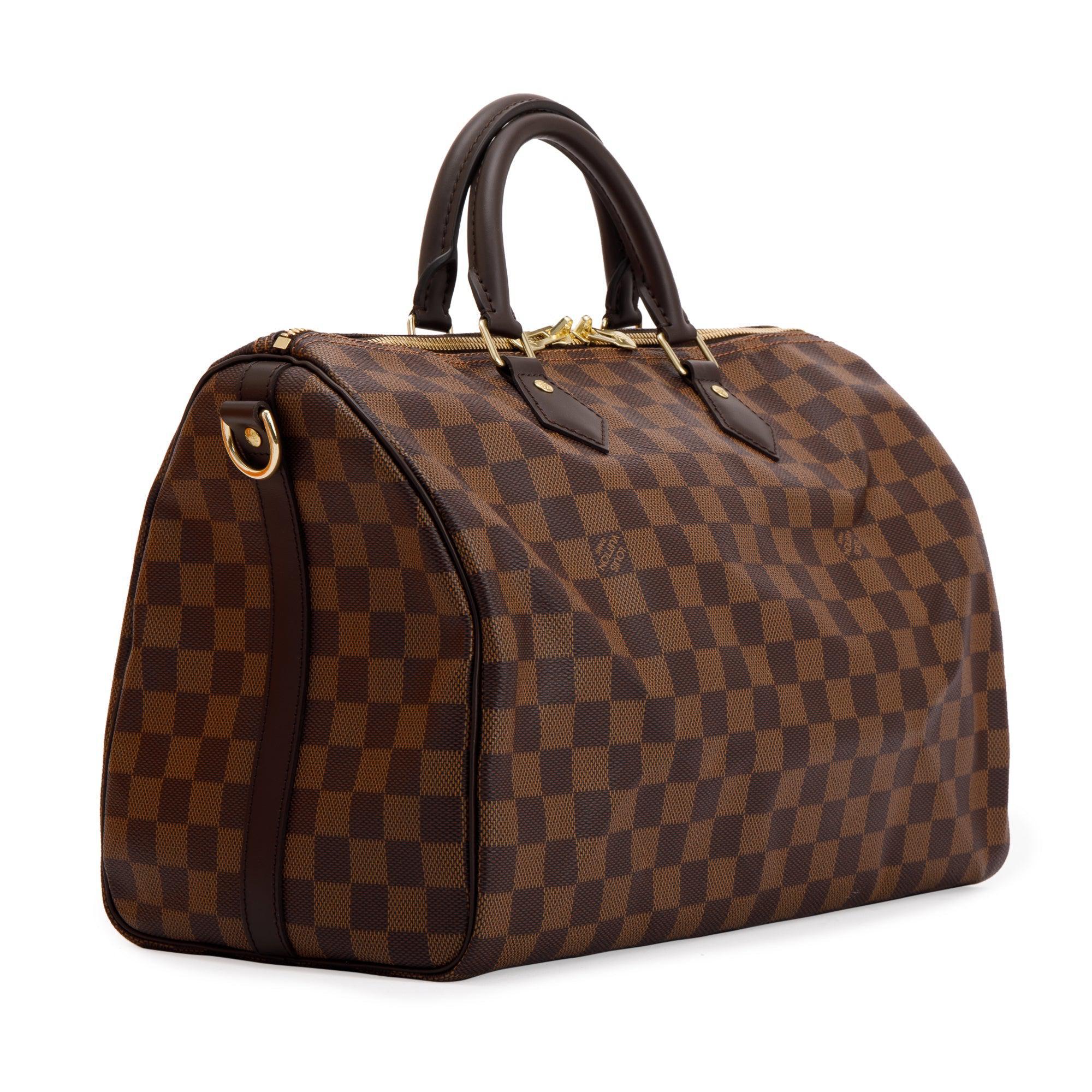 Louis Vuitton Damier Ebene Speedy Bandouliere 35 w/ Box