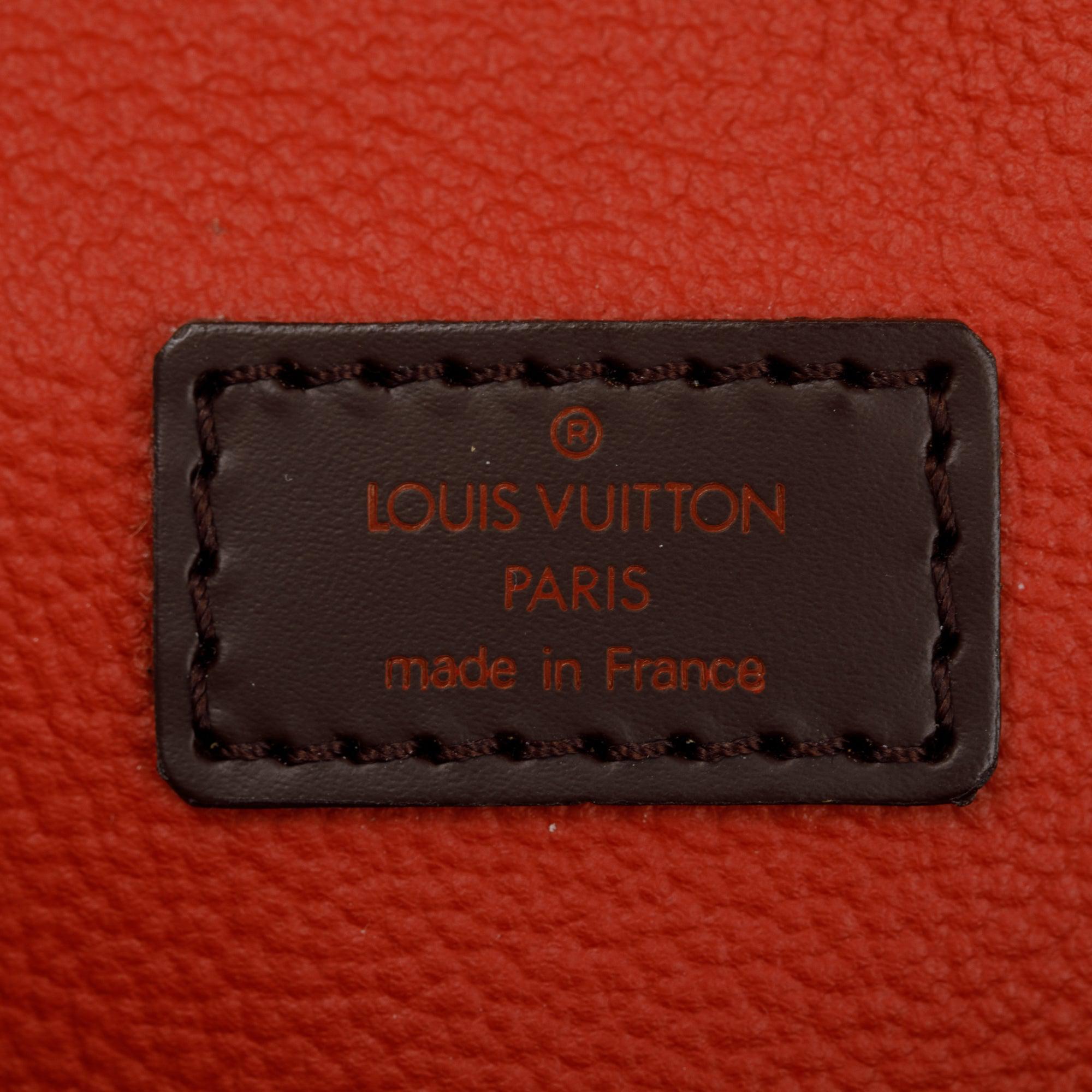 Louis Vuitton Damier Ebene Spontini Bag w/ Strap & Box