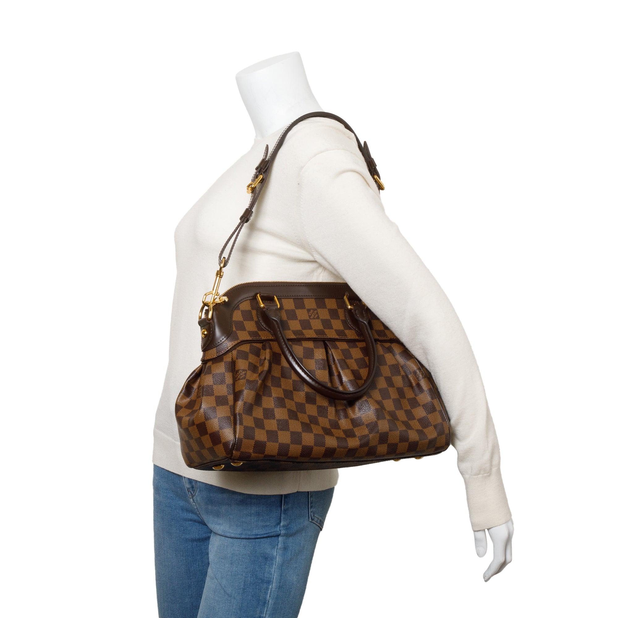 Louis Vuitton Damier Ebene Trevi PM w/ Strap