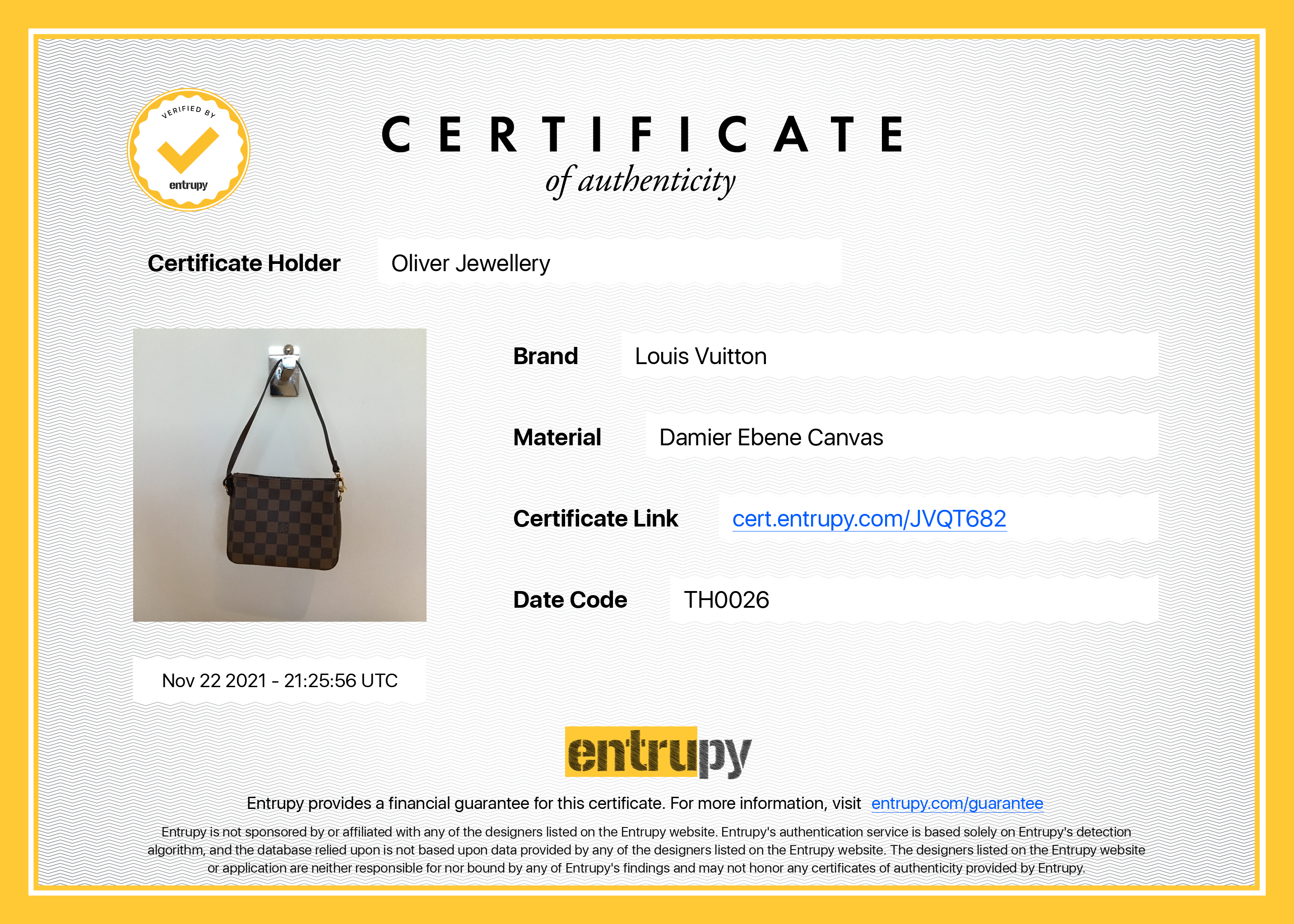 Louis Vuitton Damier Ebene Trousser Pochette