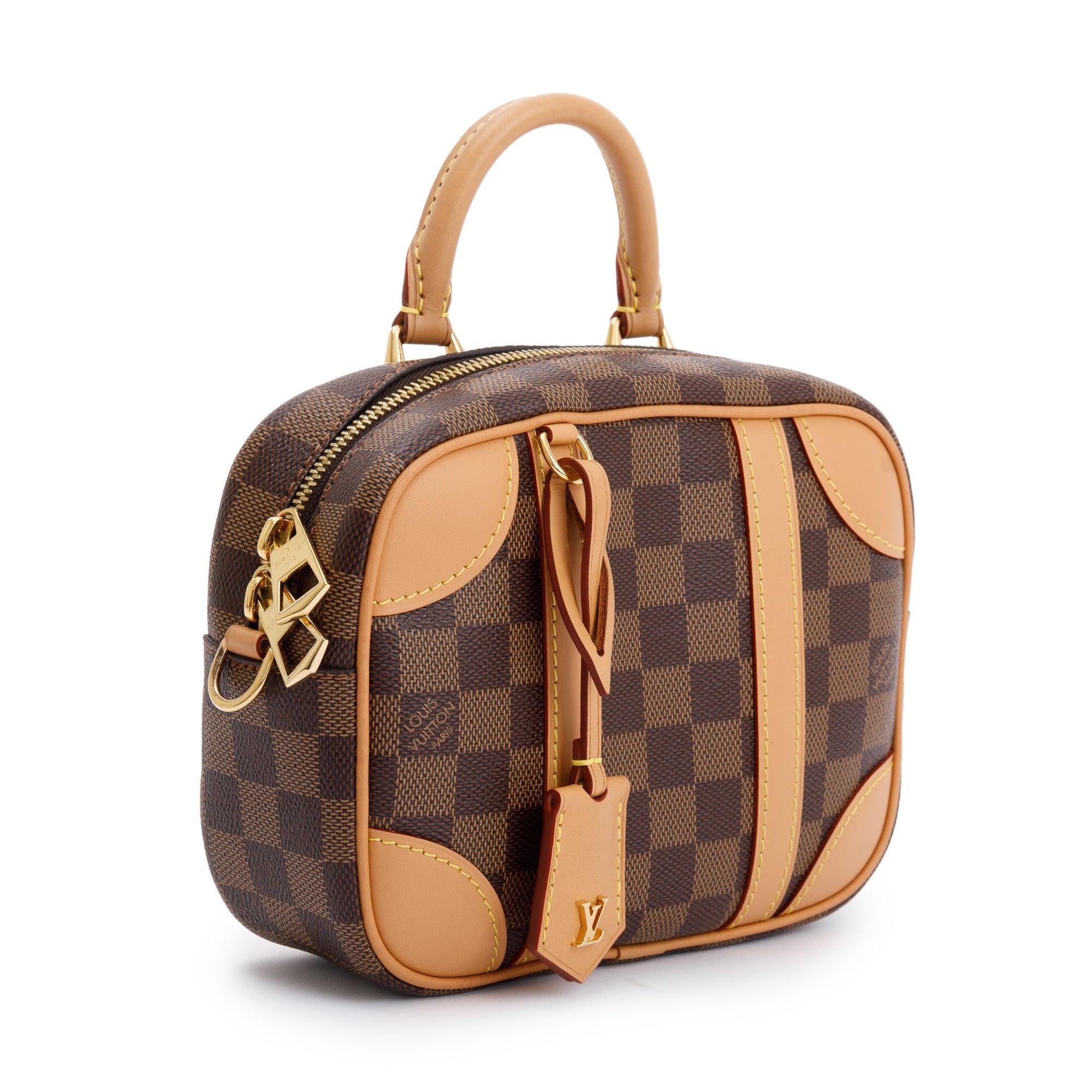 Louis Vuitton Damier Ebene Valisette Souple BB w/ Strap