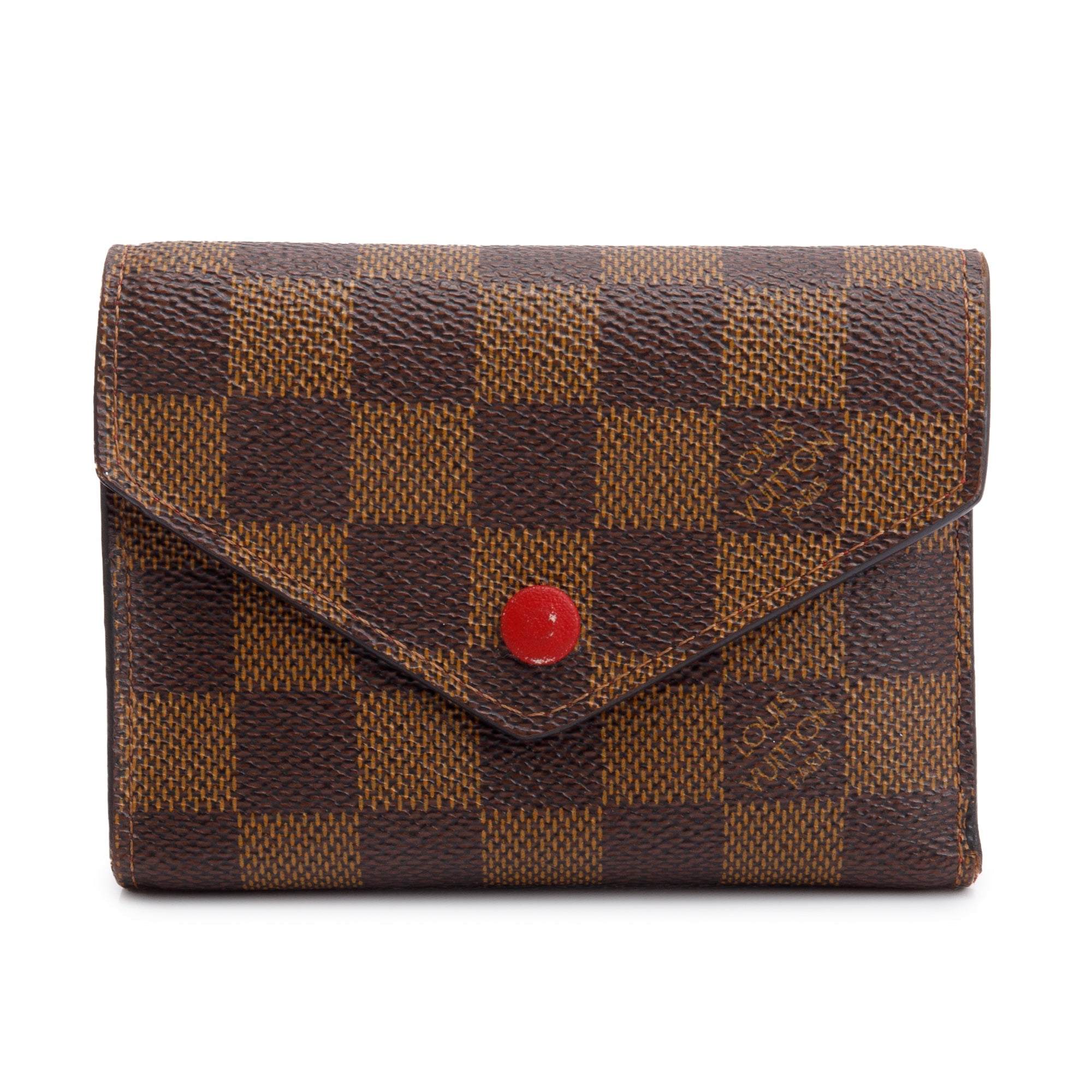 Louis Vuitton Damier Ebene Victorine Wallet w/ Box